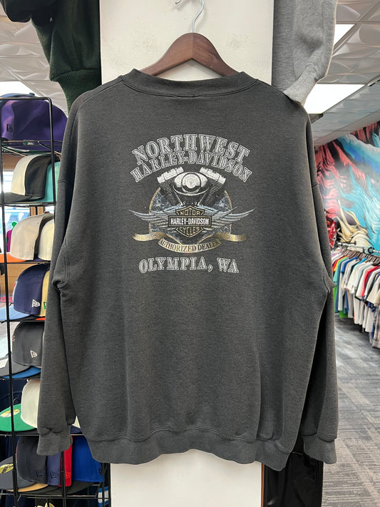 Harley Davidson Northwest Grey Crewneck