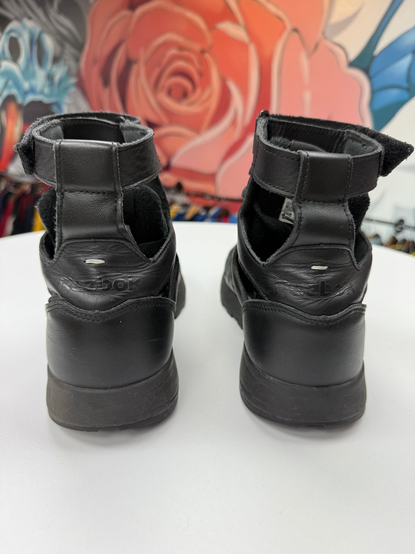 Preowned Margiela Reebok Leather Tabi High