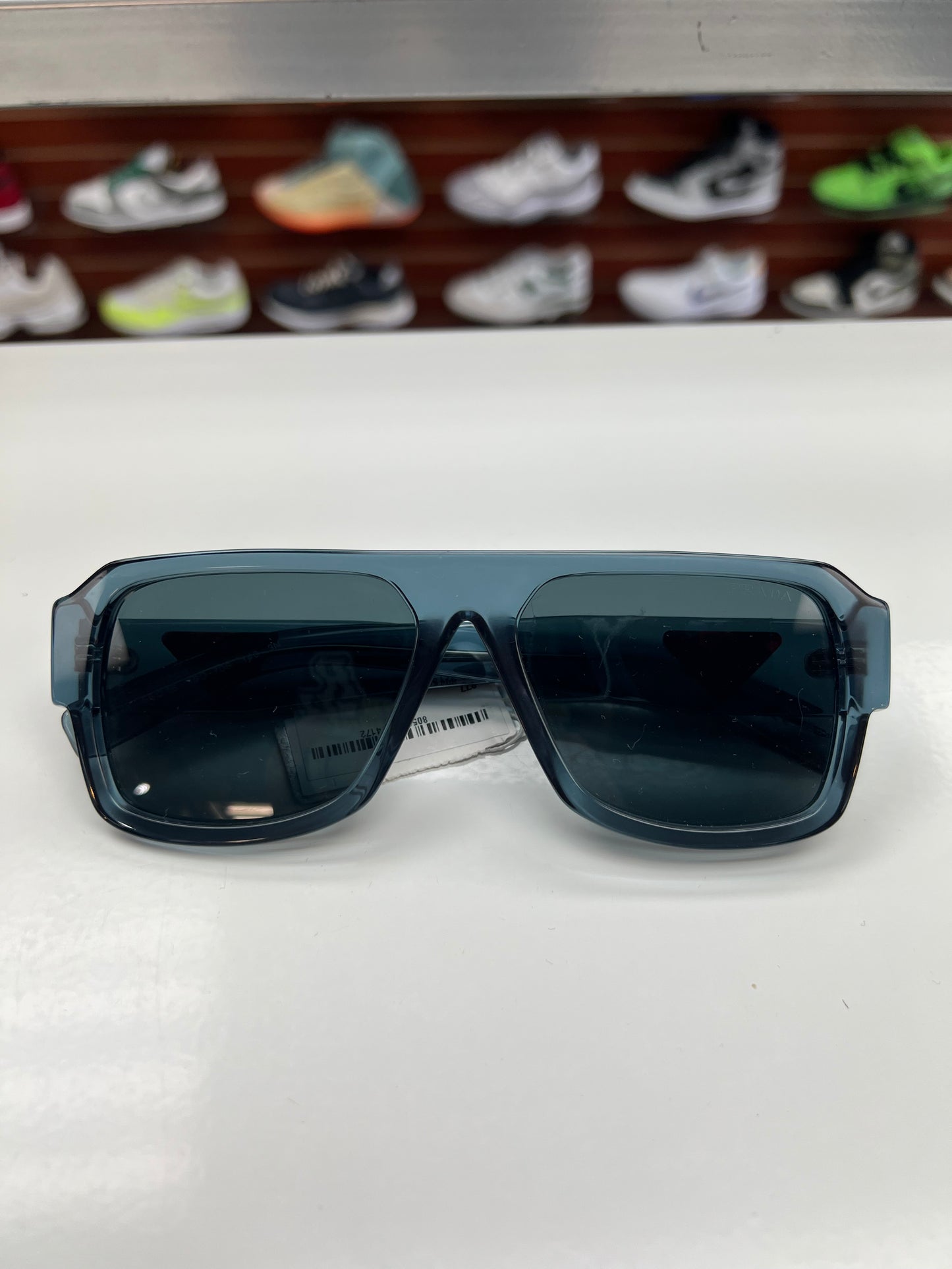 Prada PR 22 YS Transparent Gray Sunglasses