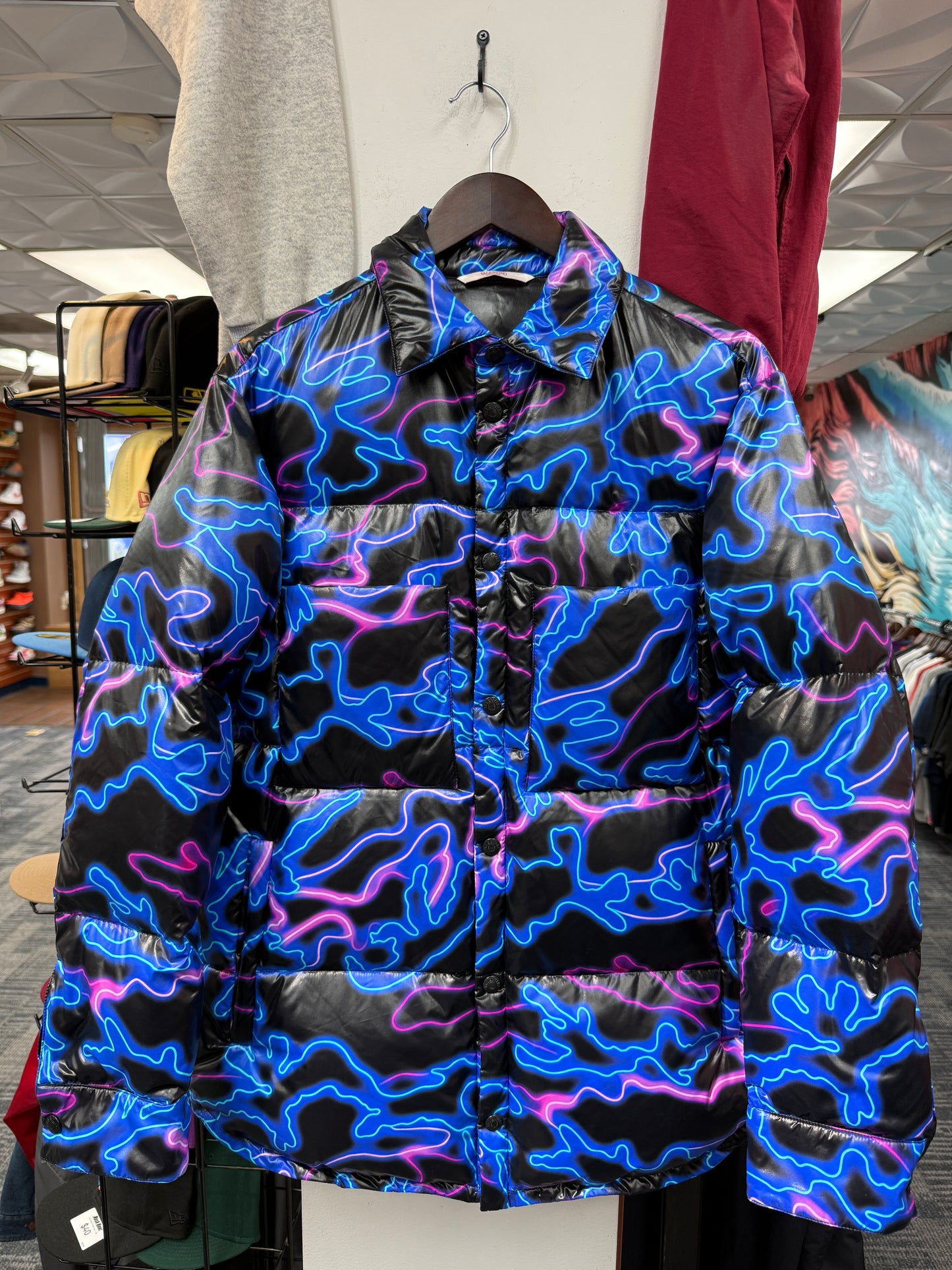 Valentino Neon Padded Jacket