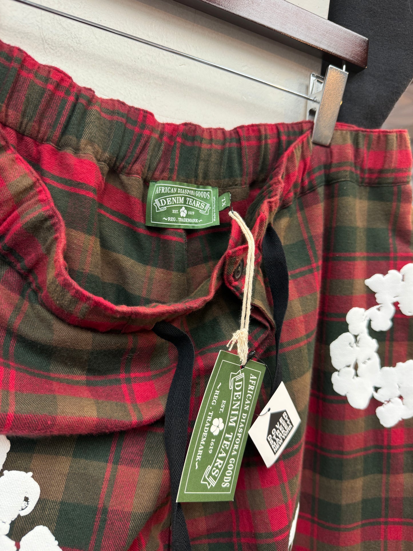 New Denim Tears Wreath Pajama Pants