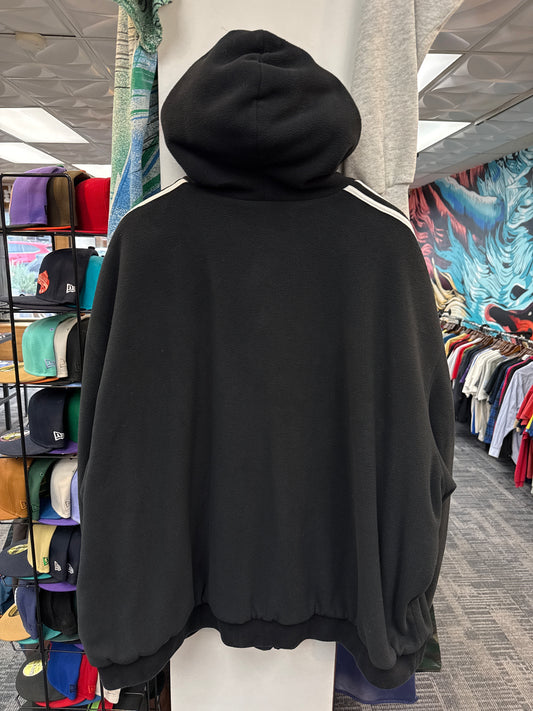 Balenciaga x Adidas Fleece Zip Up Hoodie