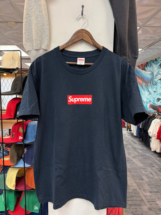 Supreme Navy 20th Anniversary Tee