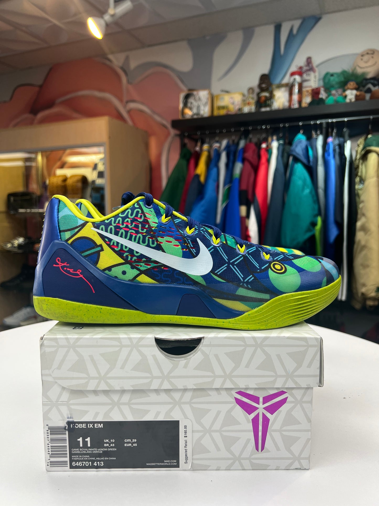 Preowned Brazil Nike Kobe 9 EM Low