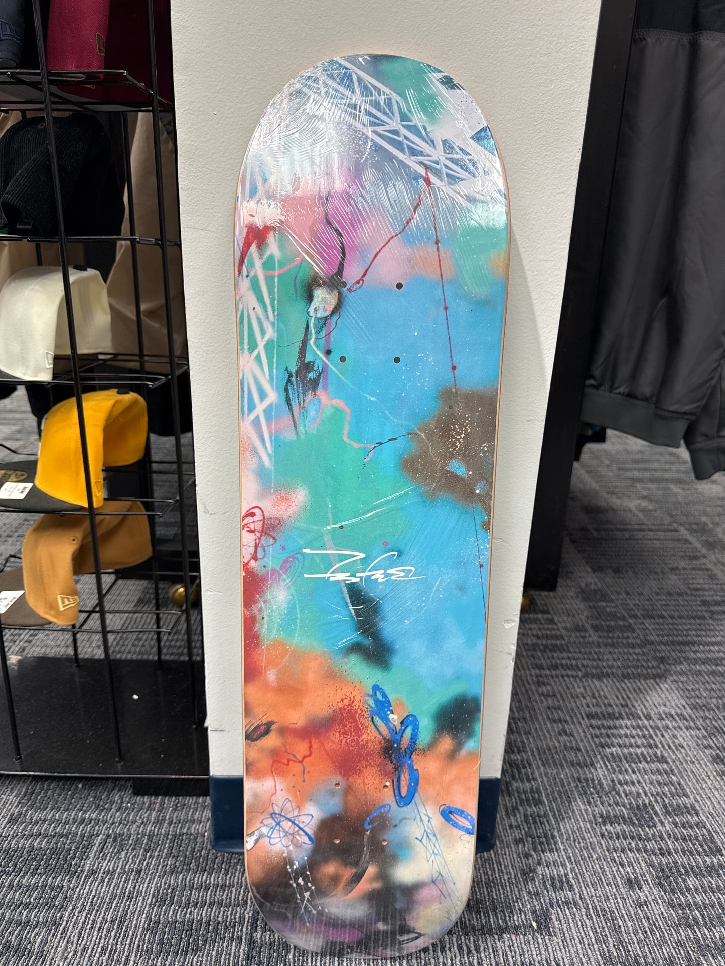 Futura Laboratories 1991 Colorforms Skateboard Deck