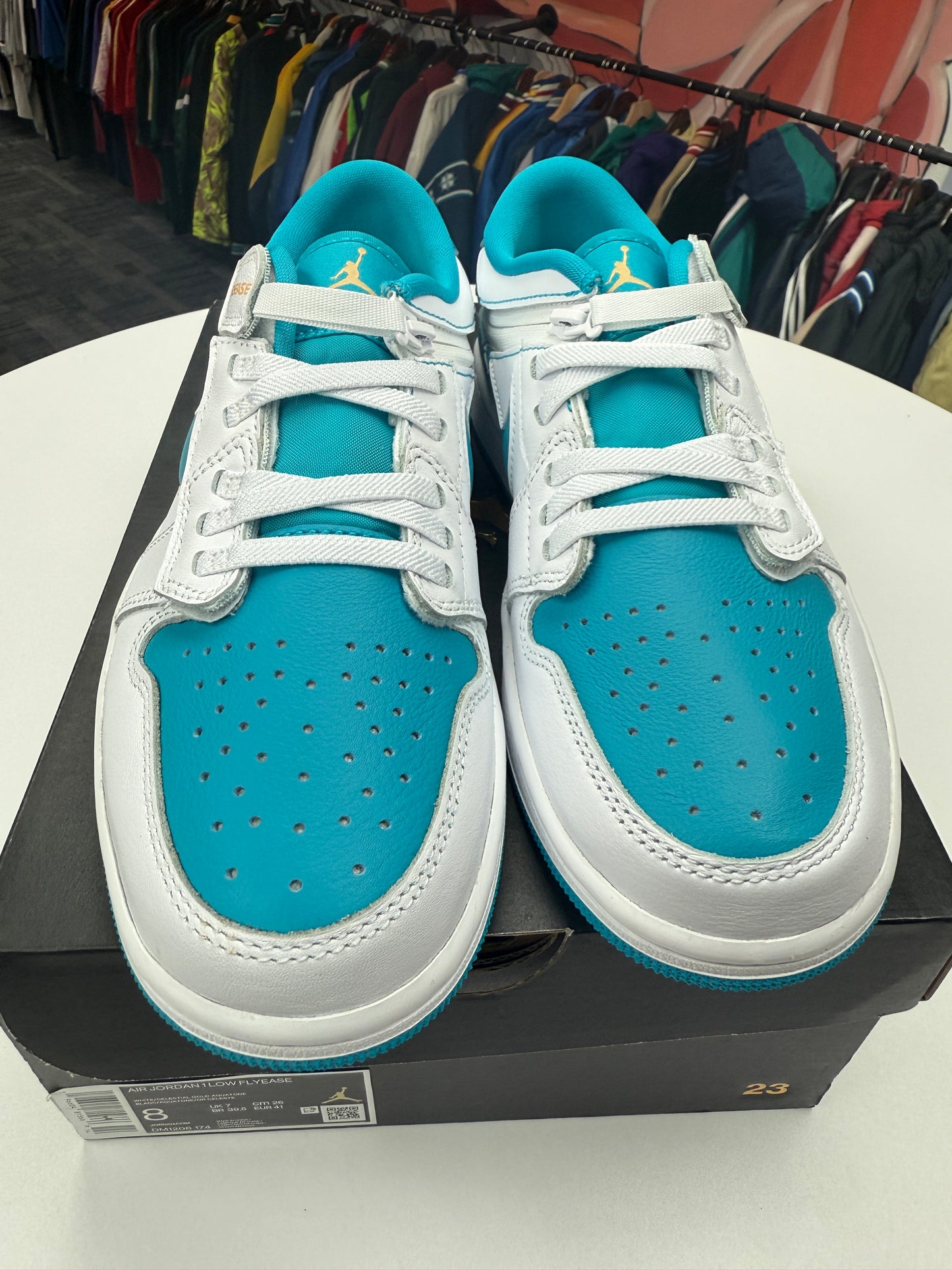 New Aquatone Flyease Jordan 1 Low