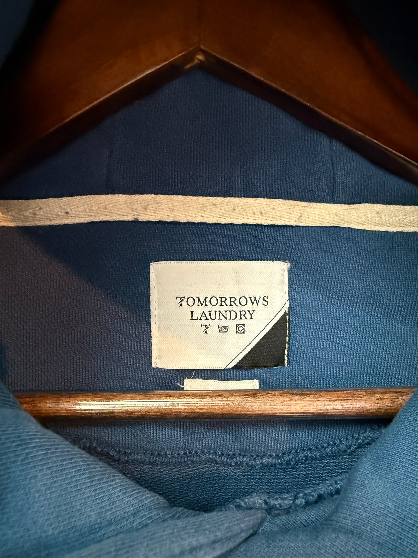 Tomorrow’s Laundry Blue Hoodie