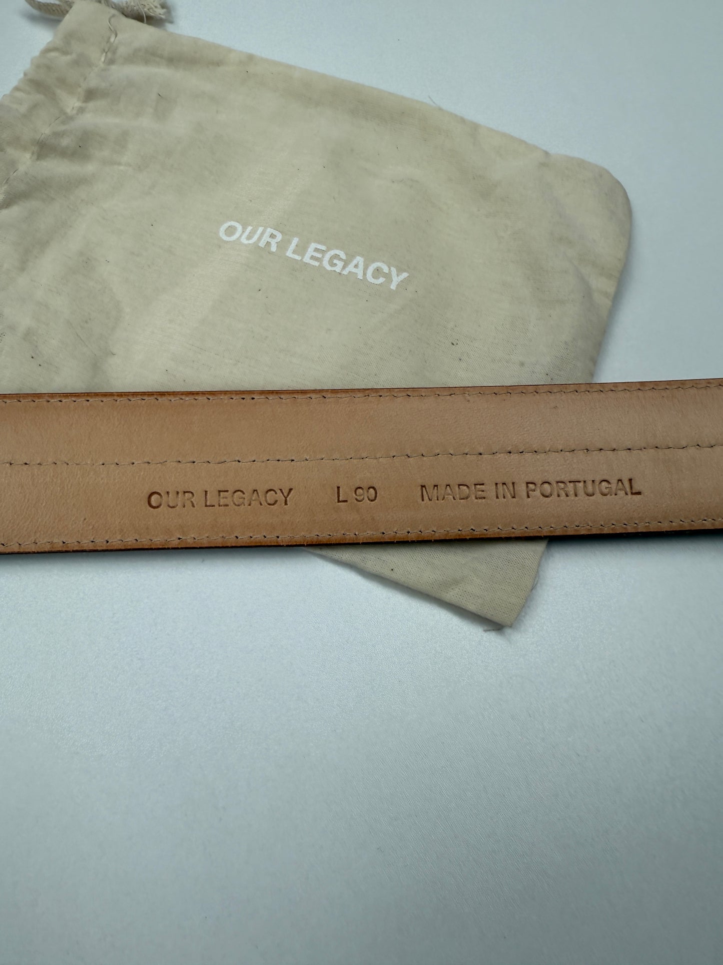 Our Legacy Padded Leather Belt