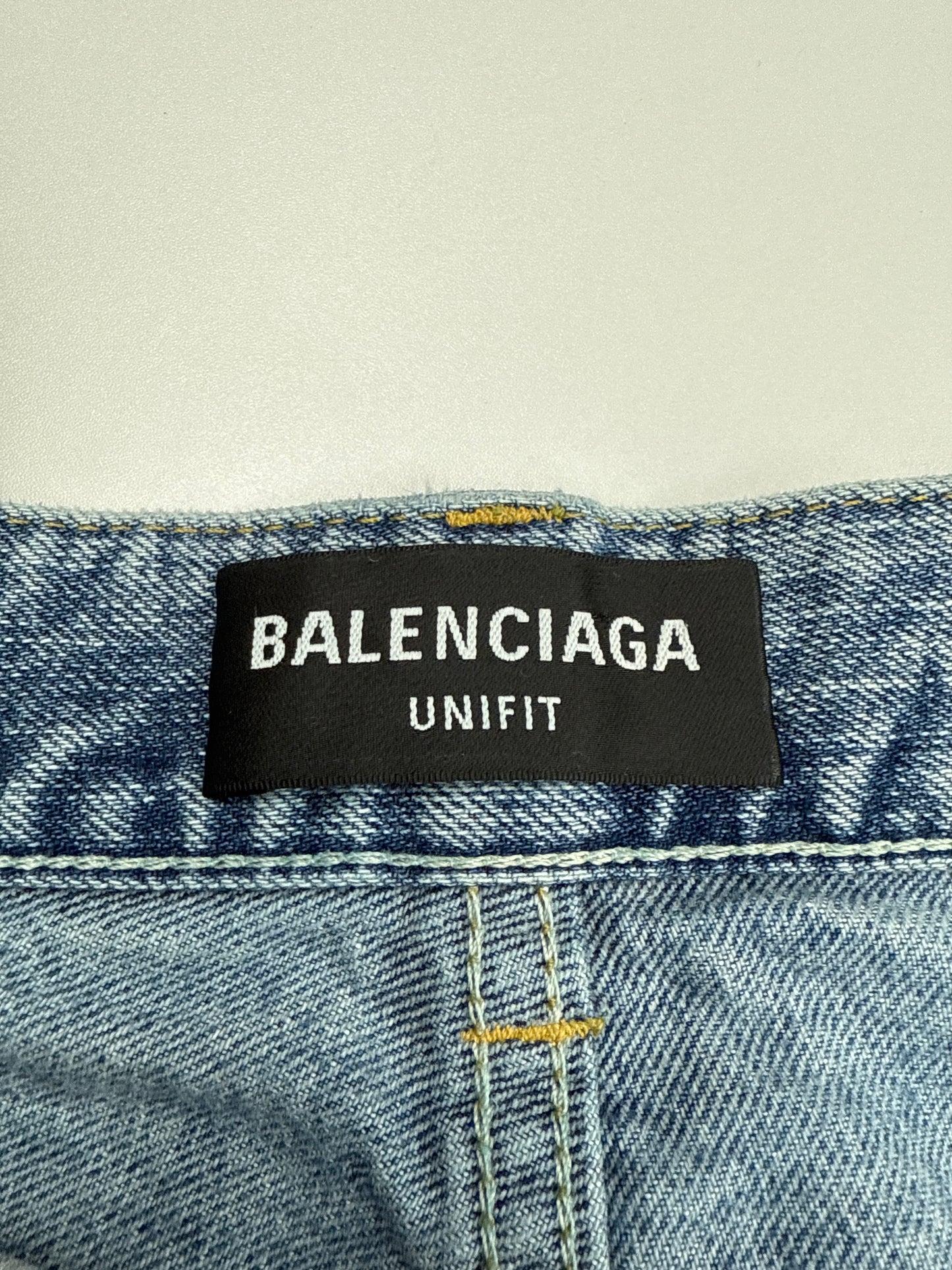 Balenciaga Light Wash Lost Tapes Flare Jeans