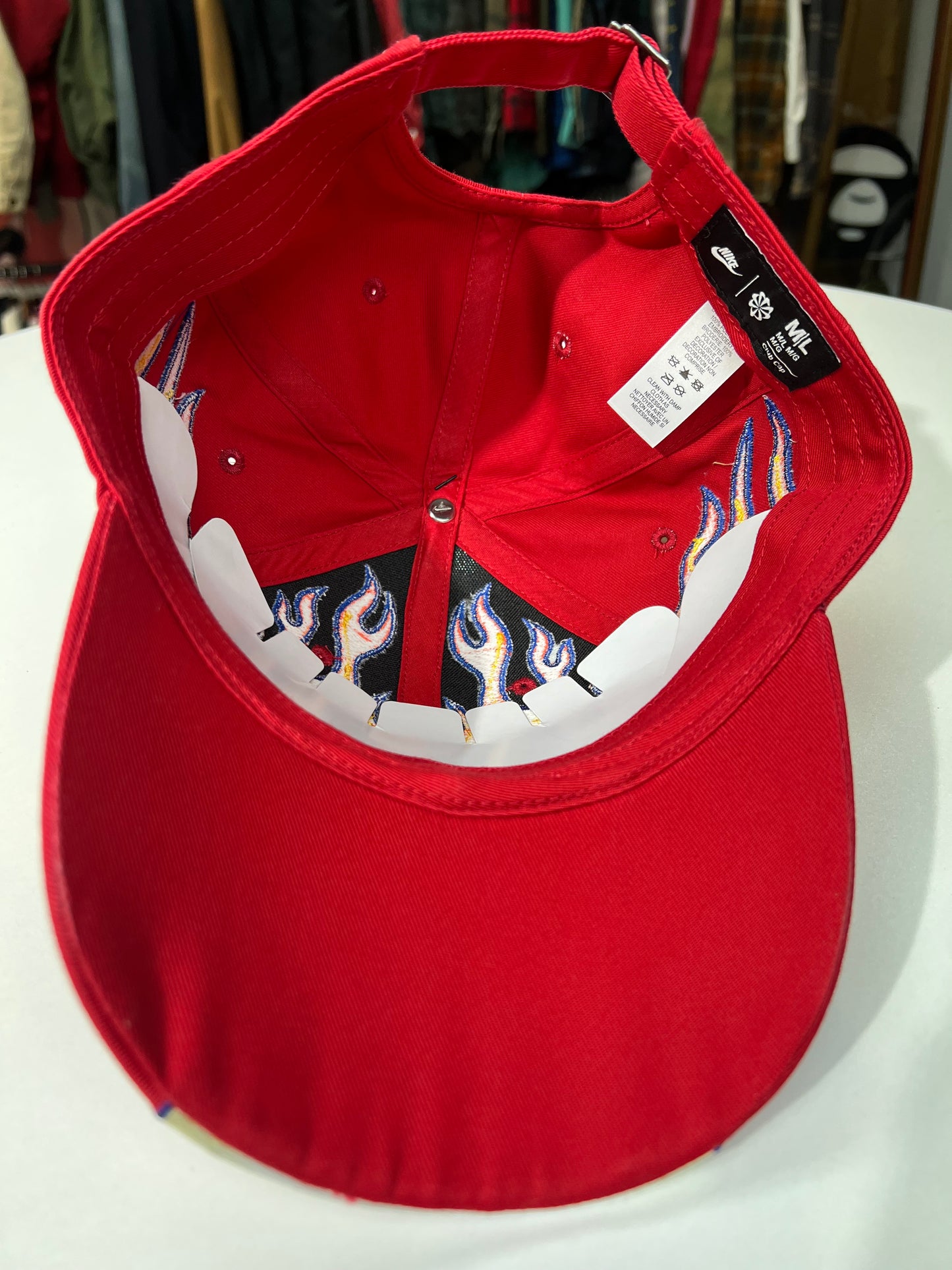 New Nike Red Flame Hat