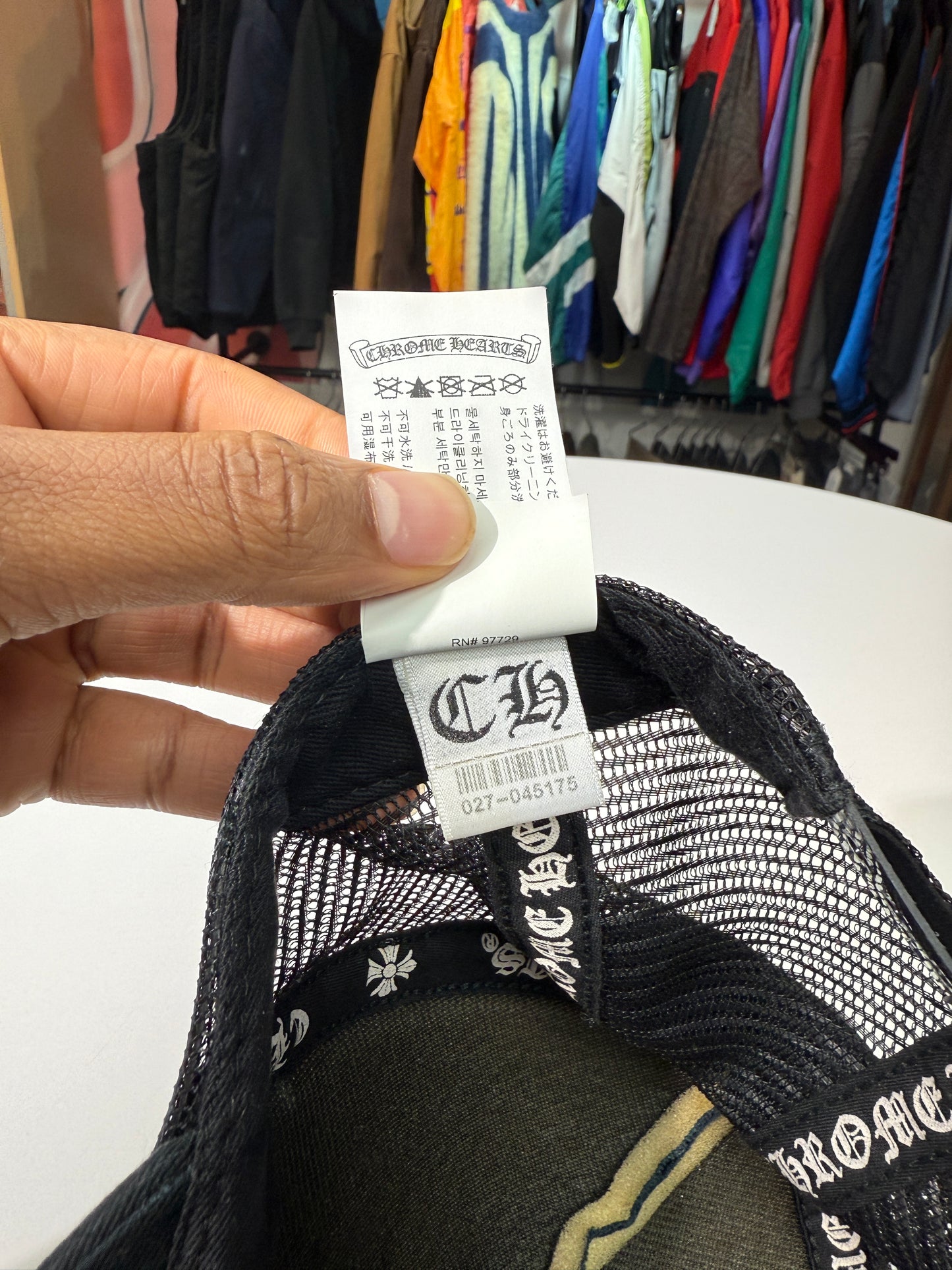 Chrome Hearts Cemetery Trucker Hat