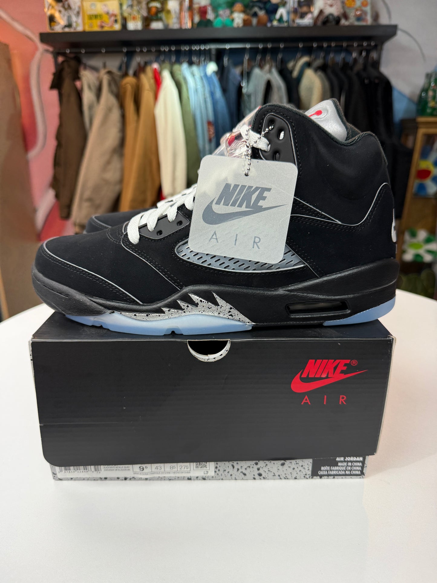 New Black Metallic Jordan 5 (2025)