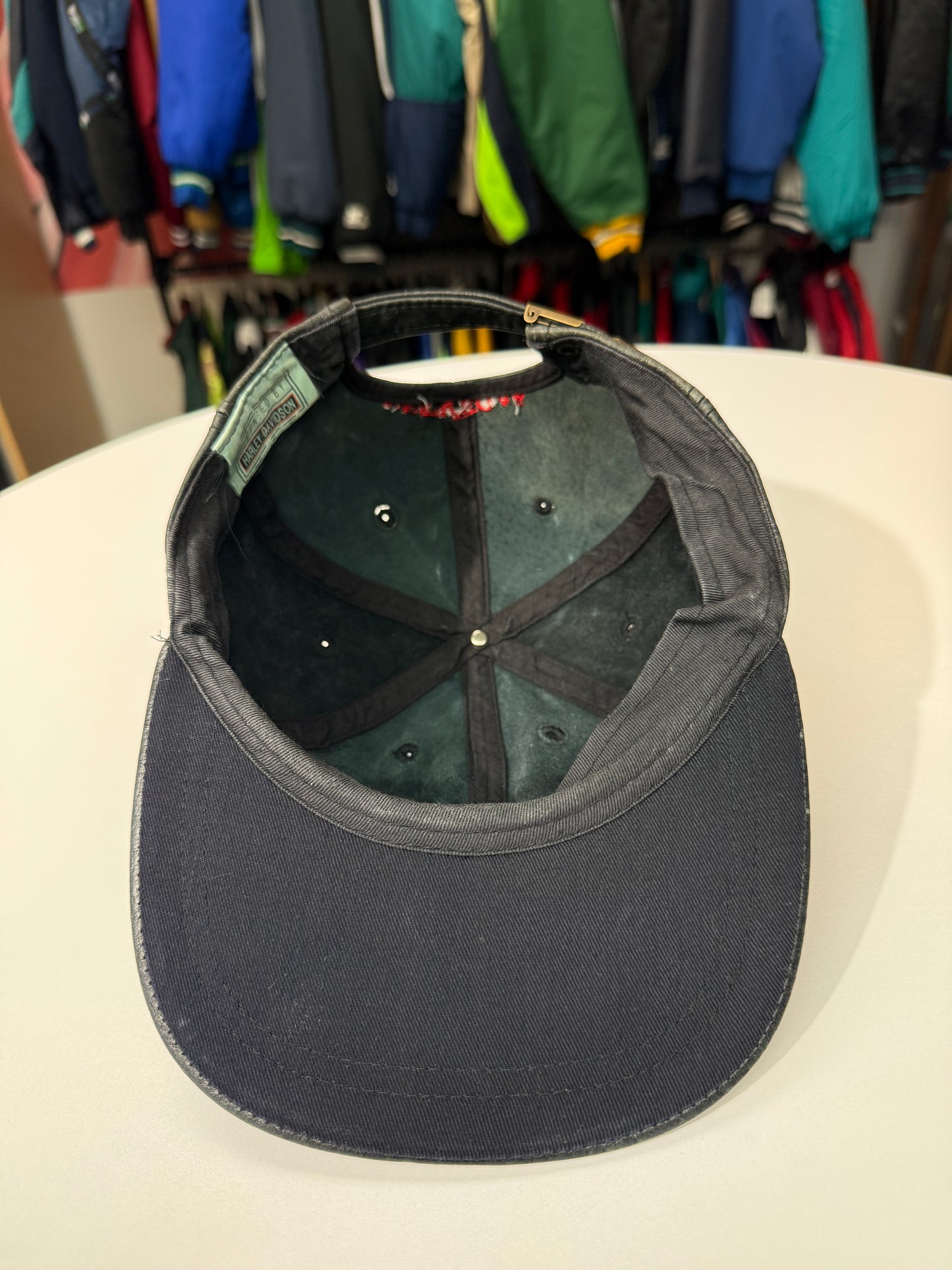 Vintage Harley Davidson Las Vegas Leather Strapback
