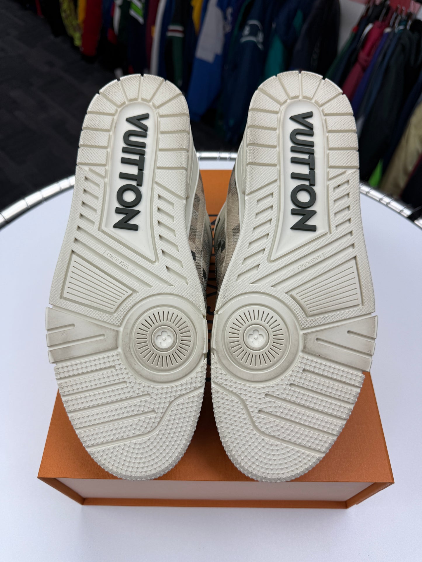 Preowned LV Damoflage Trainer