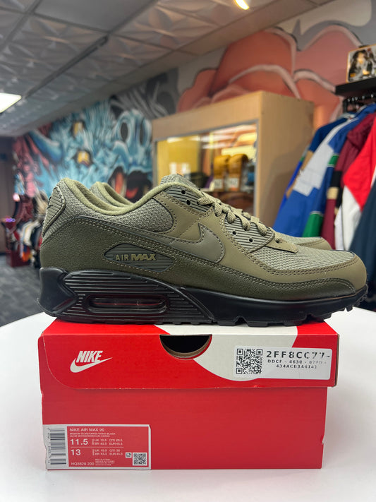 Preowned Medium Olive Air Max 90