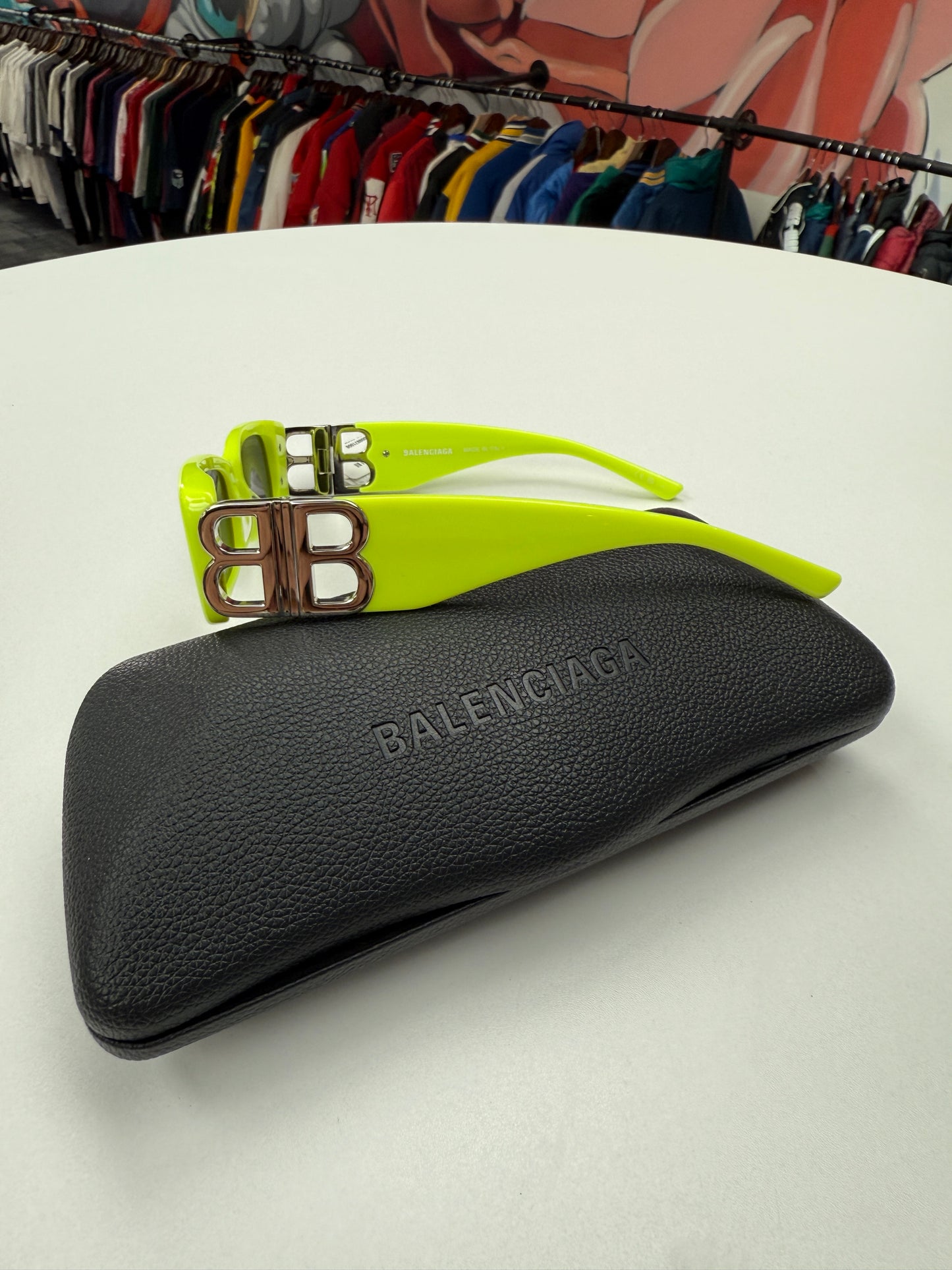 Balenciaga Rectangle BB Sunglasses