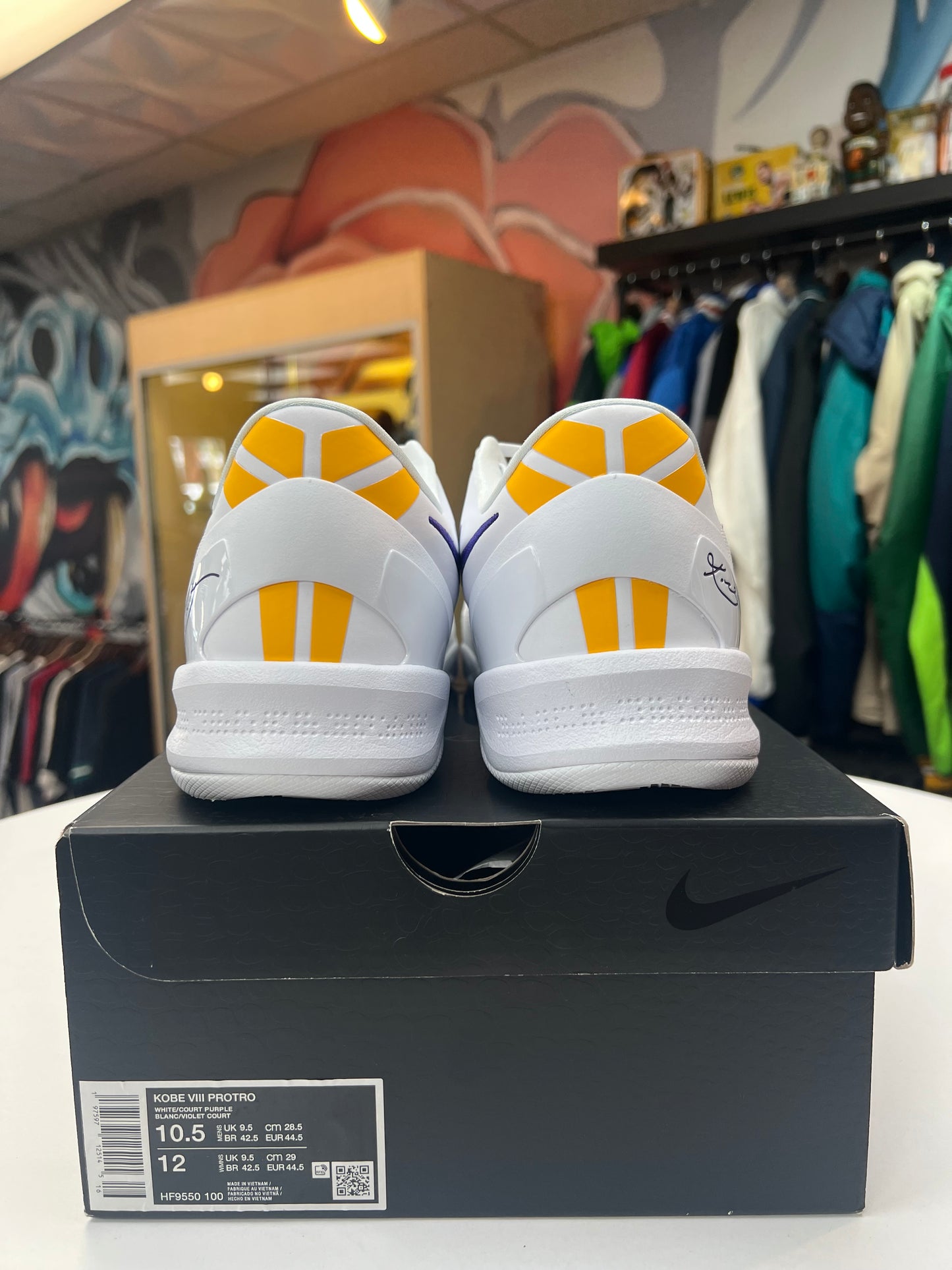 Preowned Kobe 8 Protro Lakers Home