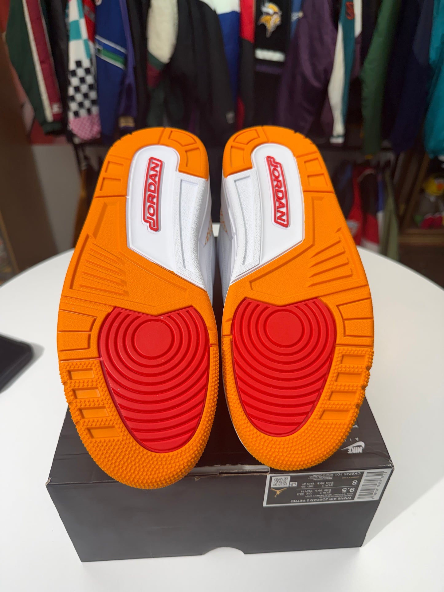 New Orange Peel Jordan 3