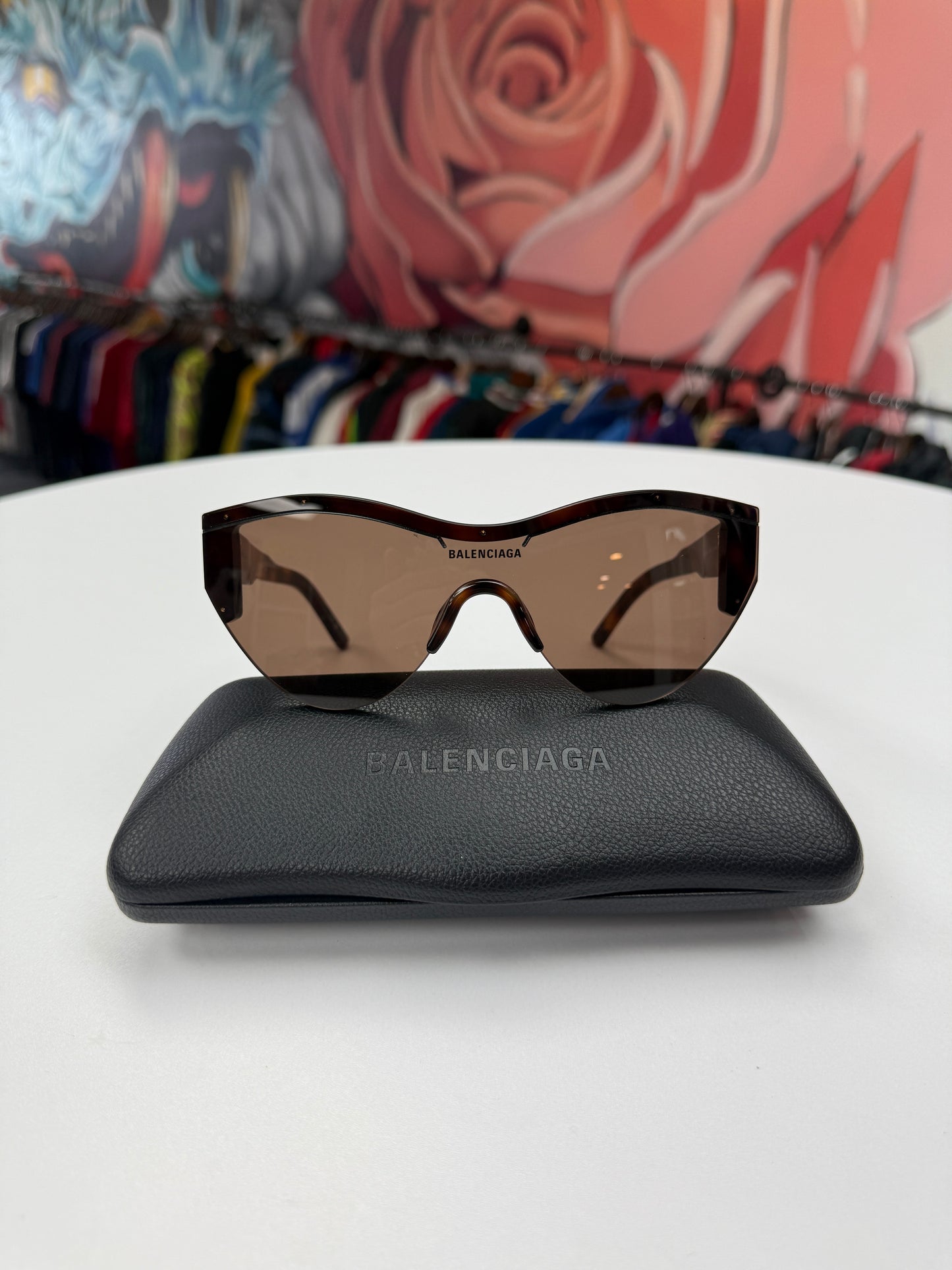 Balenciaga Cat Eye Tinted Sunglasses