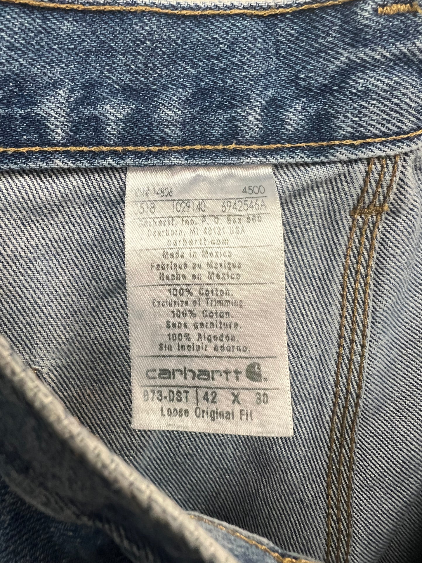 Carhartt Double Knee Loose Fit Denim Jeans