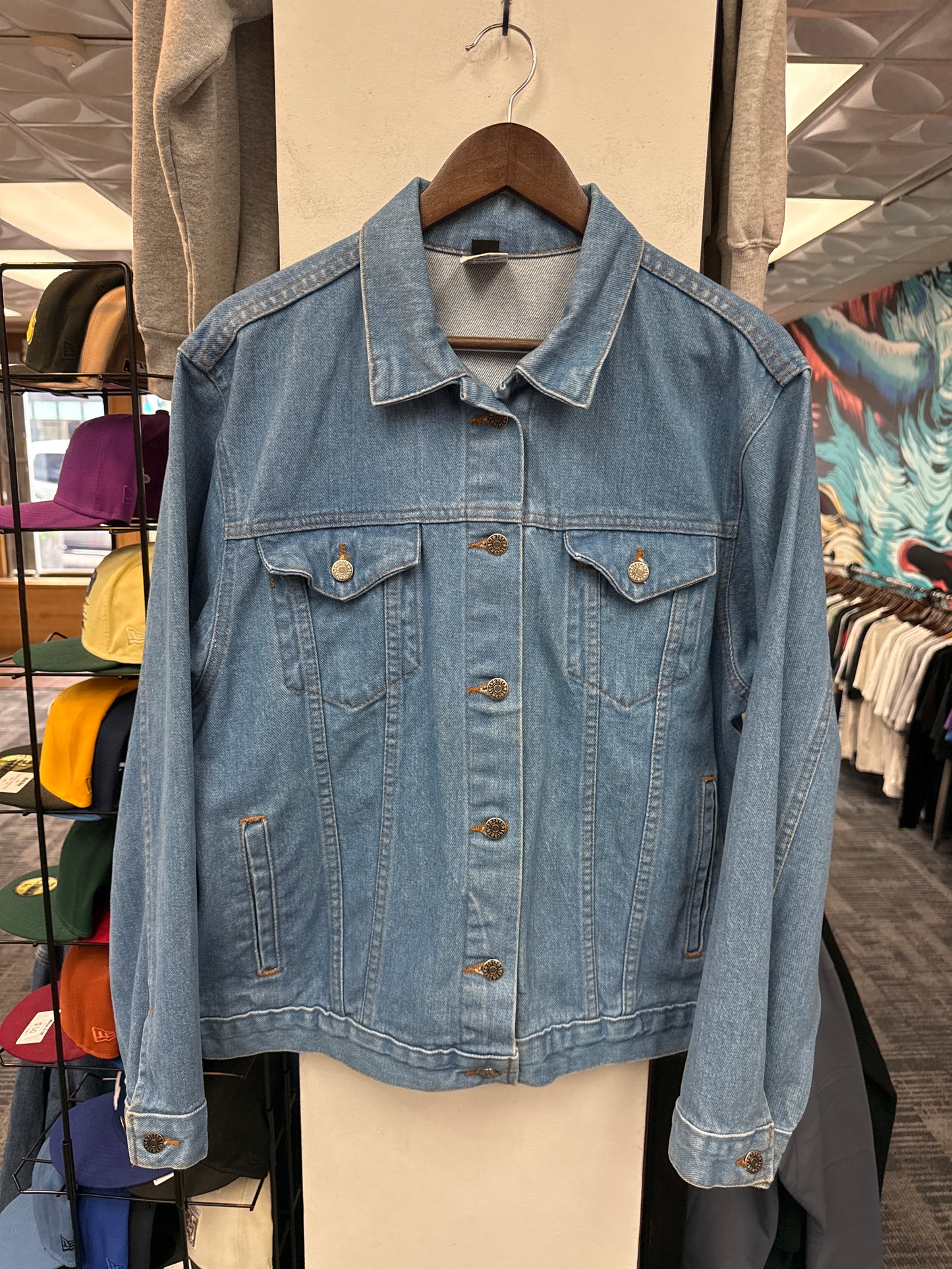 Vintage Washington Apples Denim Jacket