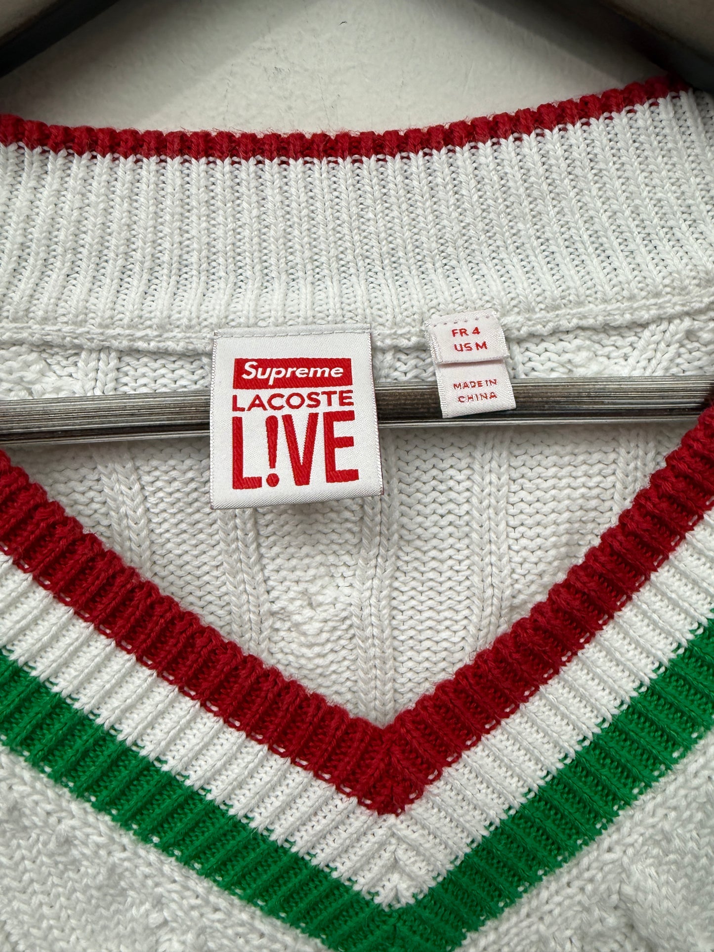 Supreme Lacoste Tennis Sweater