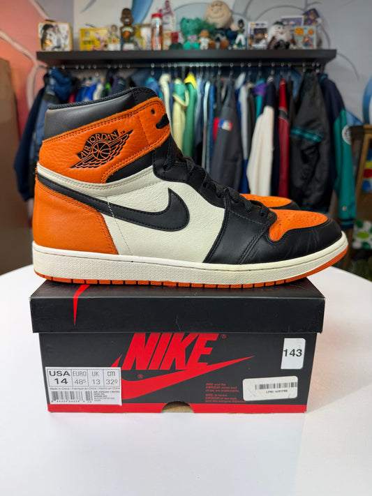 Preowned Shattered Backboard Jordan 1