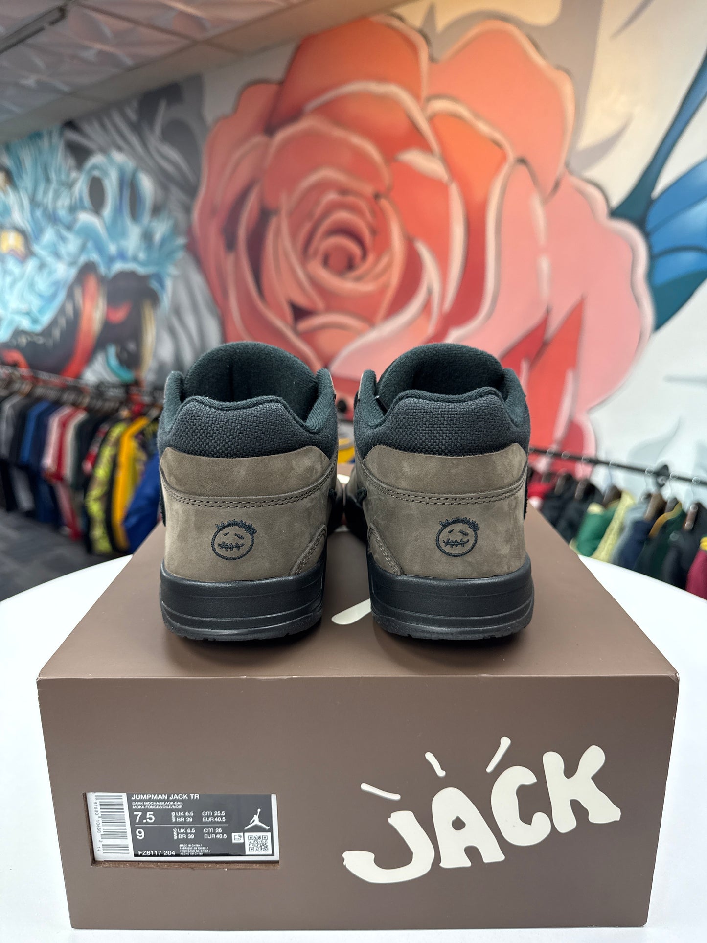 Preowned Travis Scott Jumpman Jack Dark Mocha