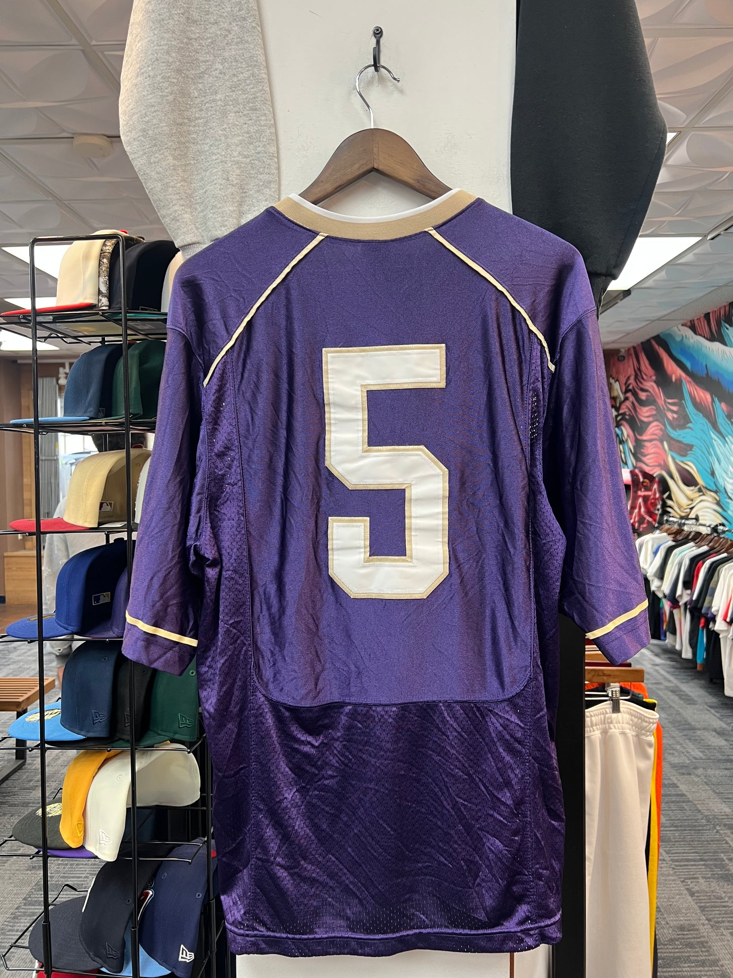 UW #5 Football Jersey
