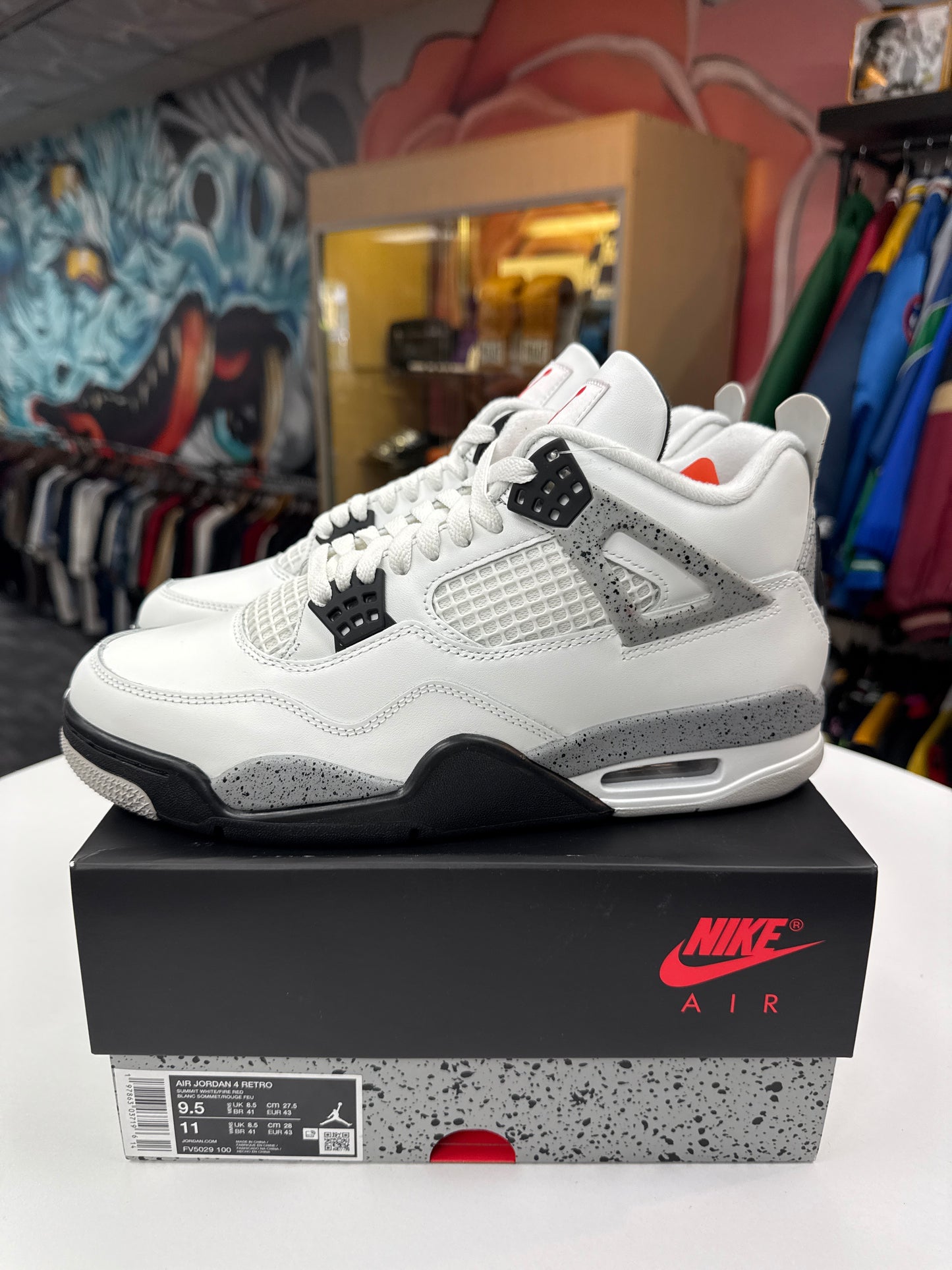 New Jordan 4 White Cement (2025)