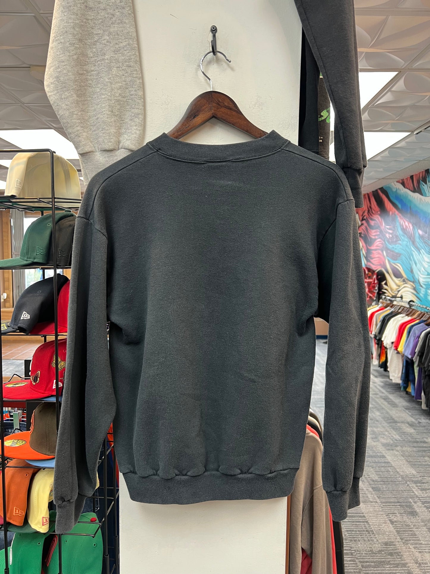 Vintage Disney Mickey Mouse Black Crewneck