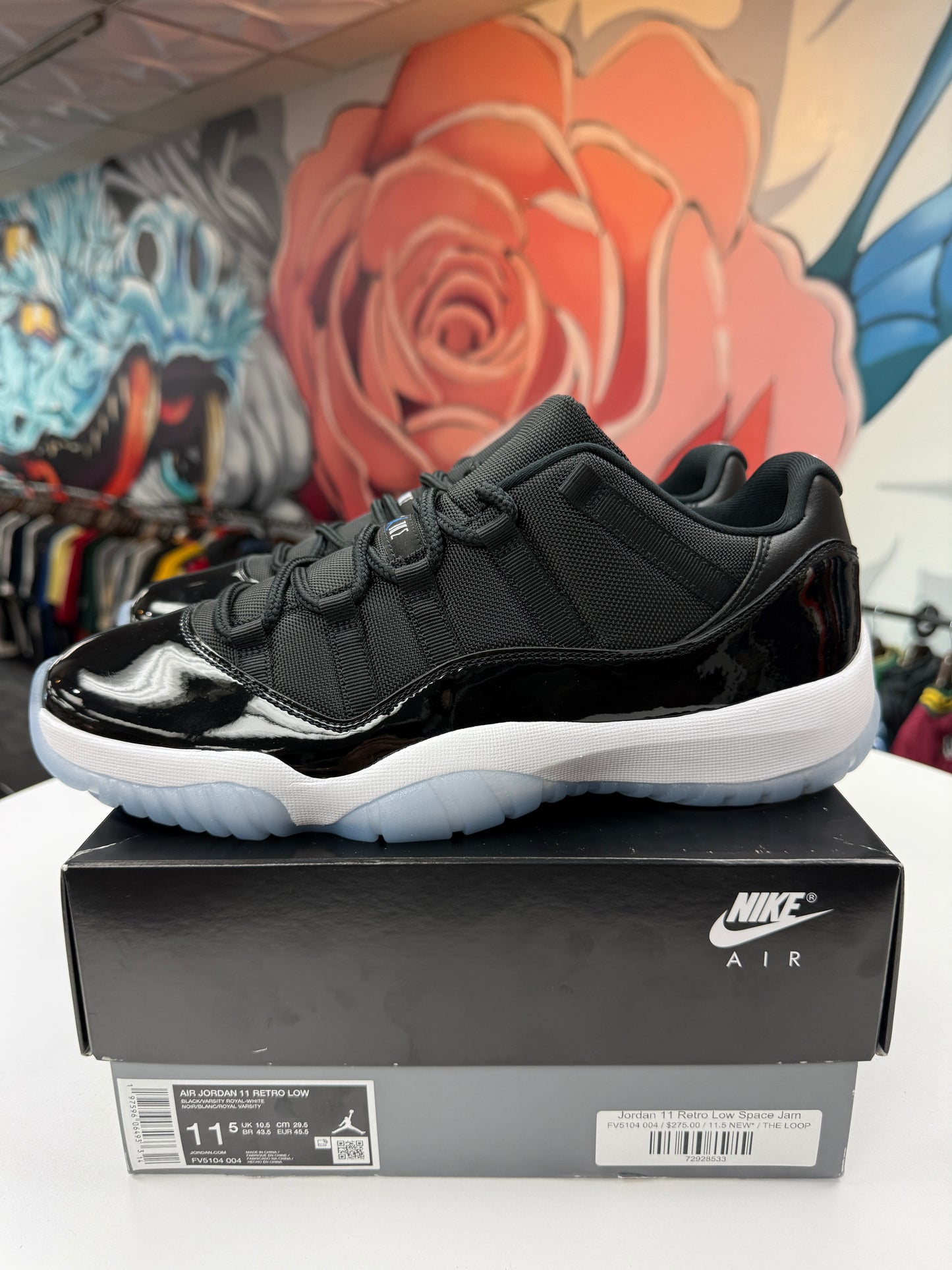 New Jordan 11 Low Space Jam