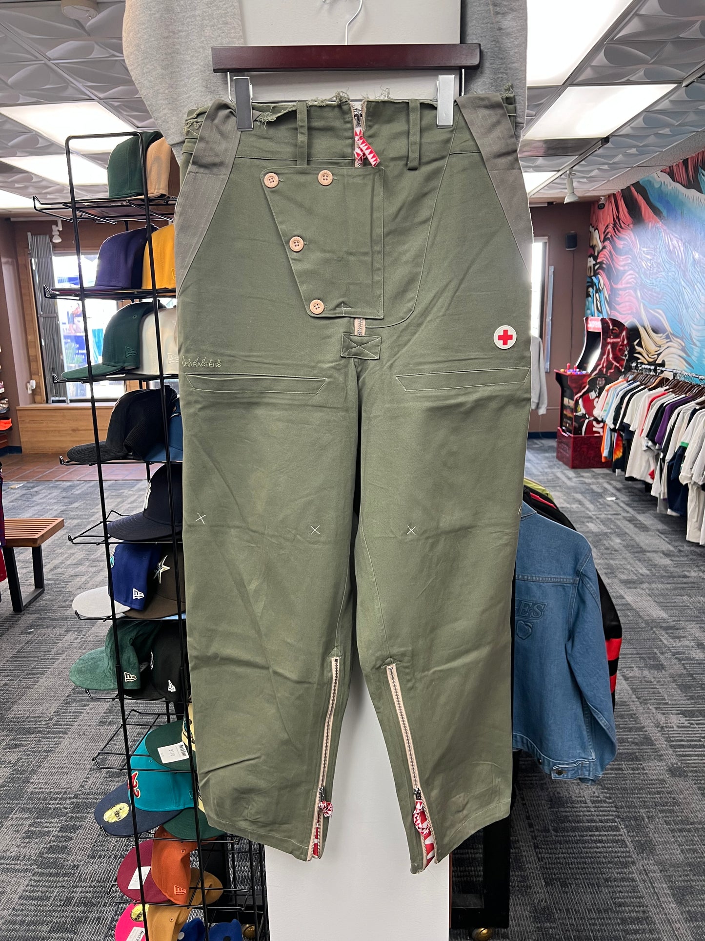 Hidden Characters Green Flight Pants