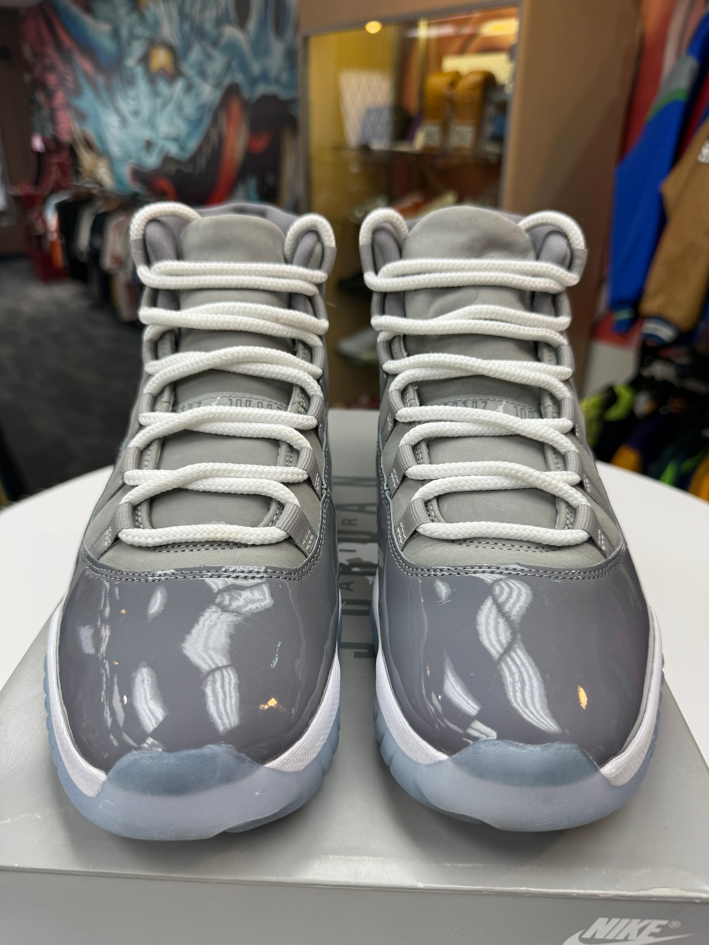 Preowned Cool Grey Jordan 11