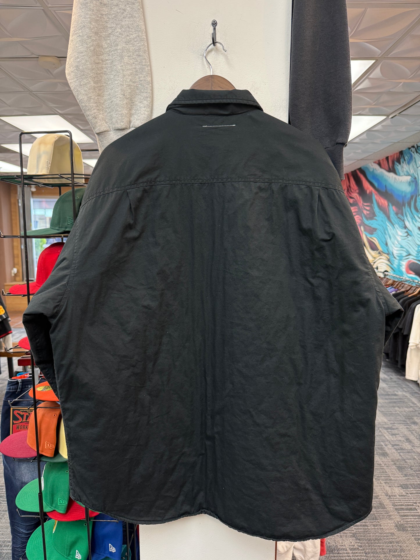 Supreme MM6 ‘Black’ Maison Margiela Padded Shirt