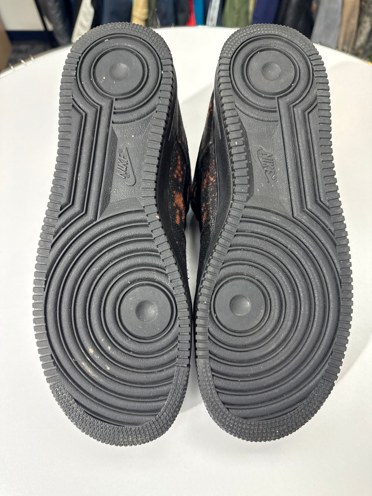 Preowned Nike x Stussy AF1 Dyed Black