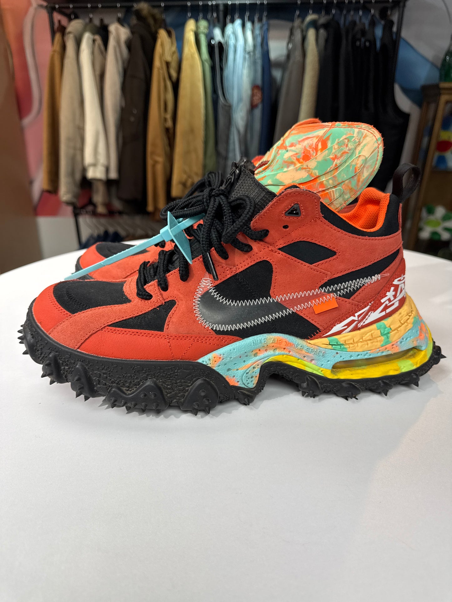 Preowned Off-White Nike Air Terra Forma Mantra Orange