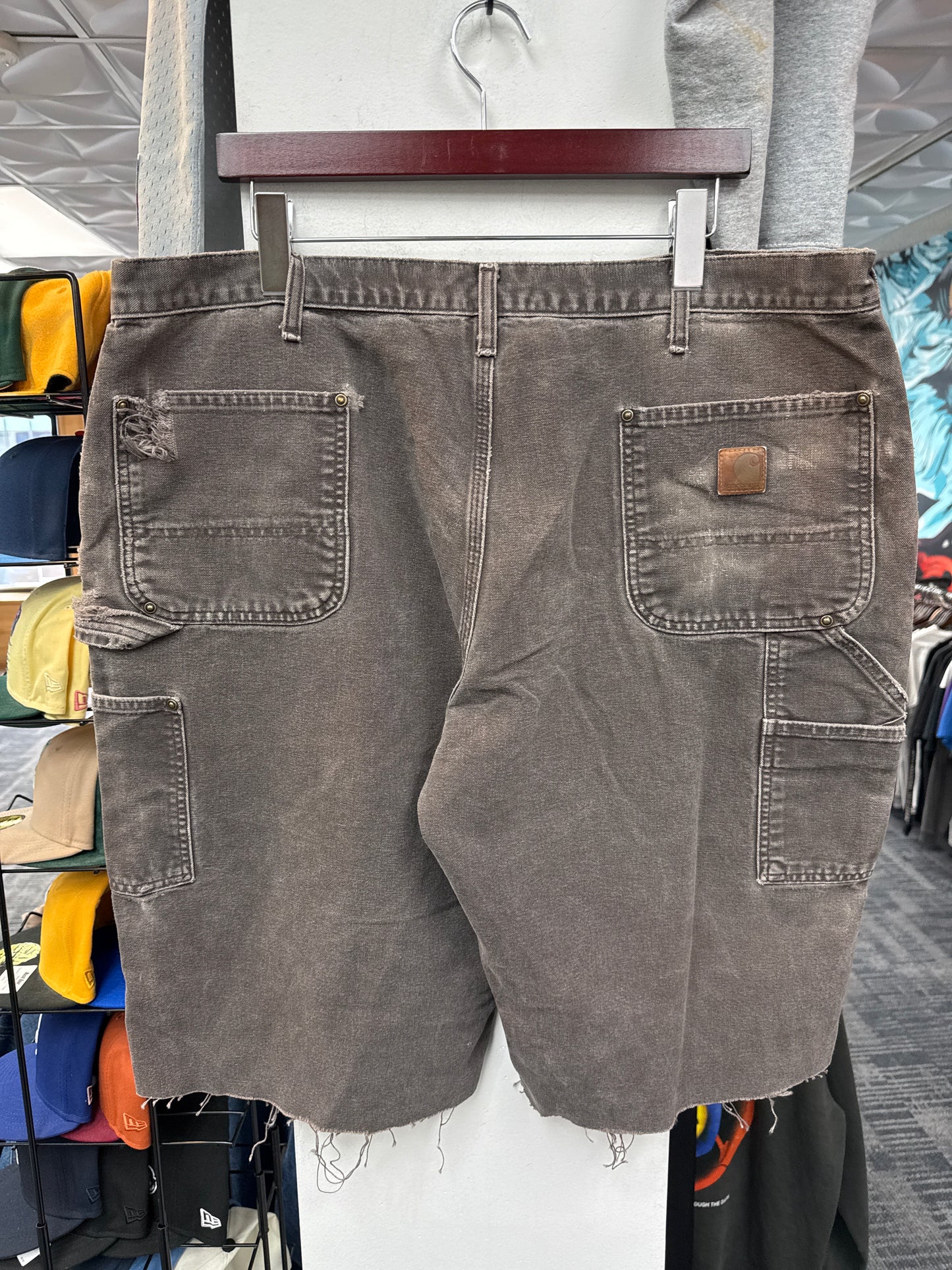 Carhartt Double Knee Cut Off Shorts (Brown)