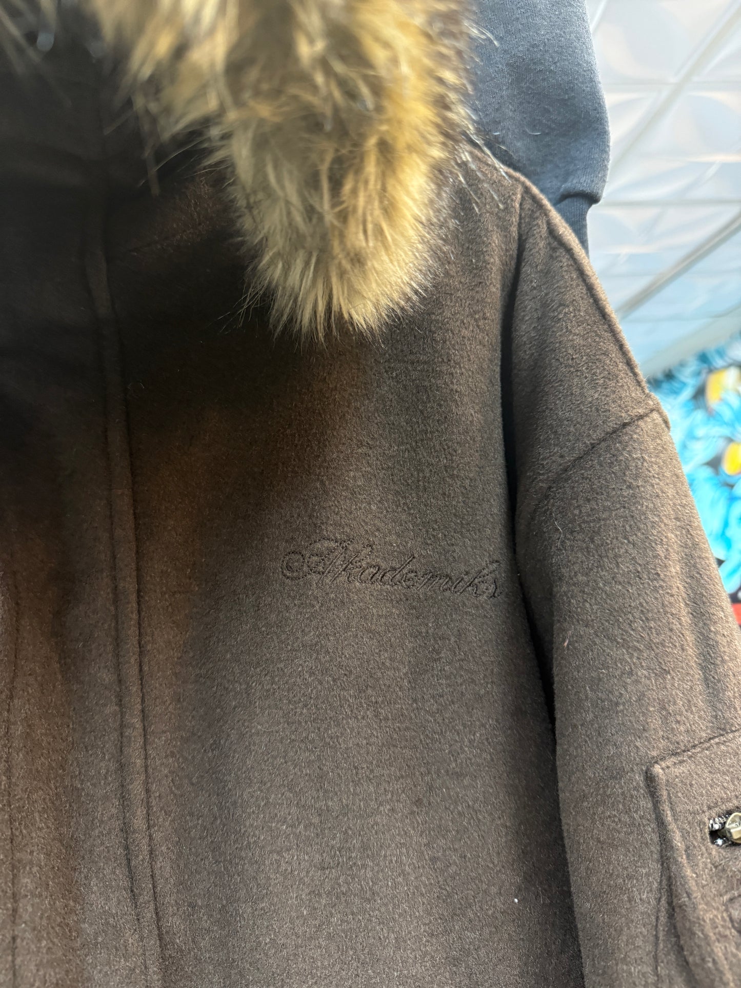 Vintage Akademiks Revesible Fur Jacket