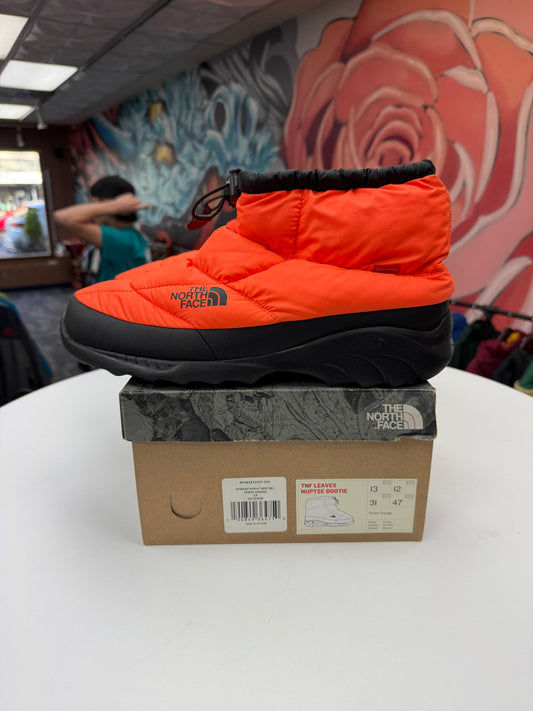 Preowned The North Face Supreme Orange Nuptse Boots