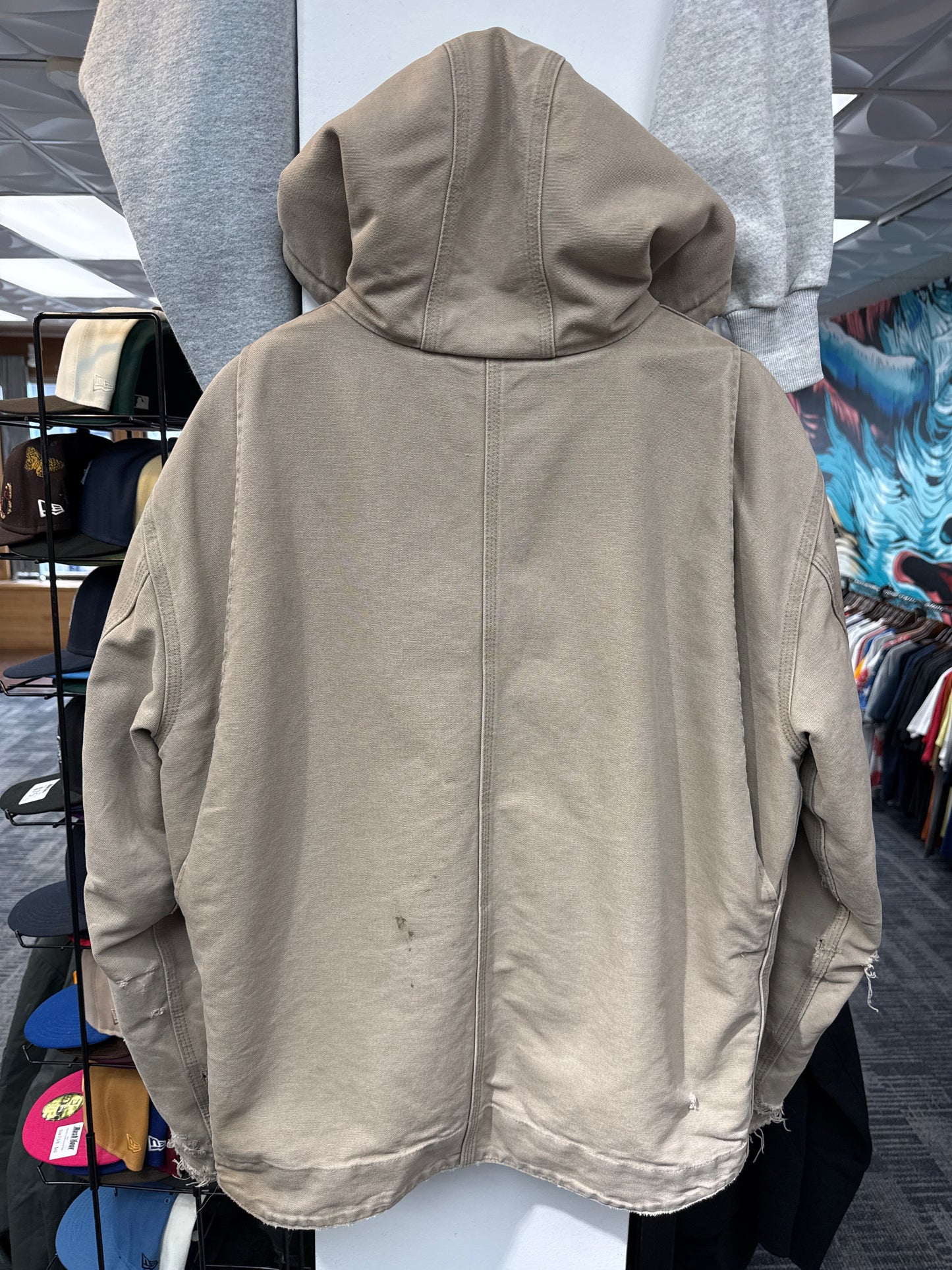 Carhartt Fleece Lined Hooded Work Jacket