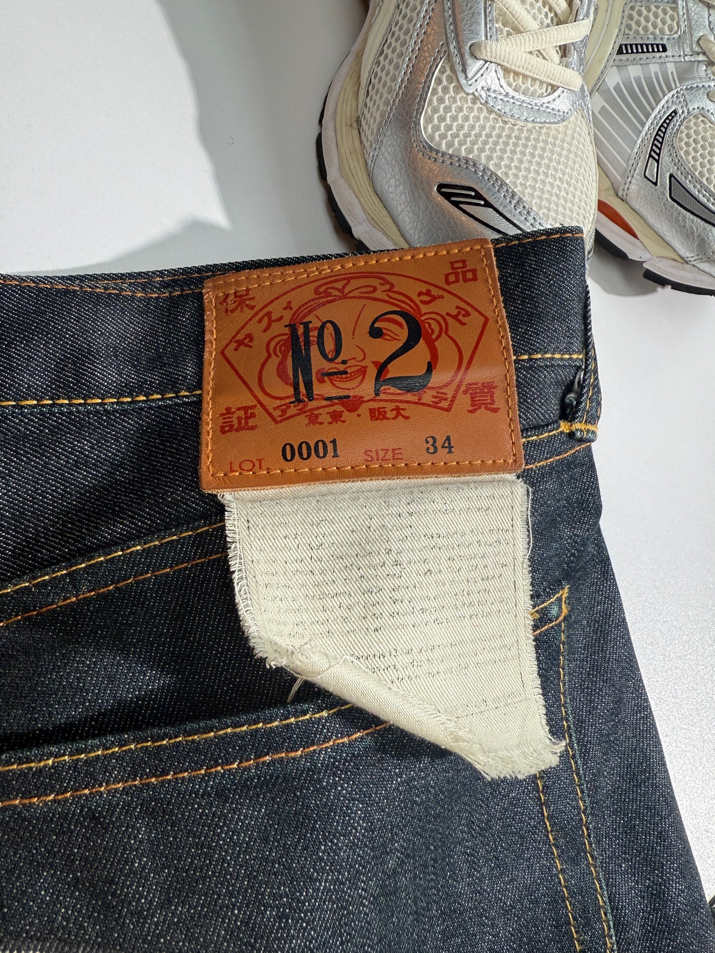 Vintage Raw Selvedge Evisu Jeans