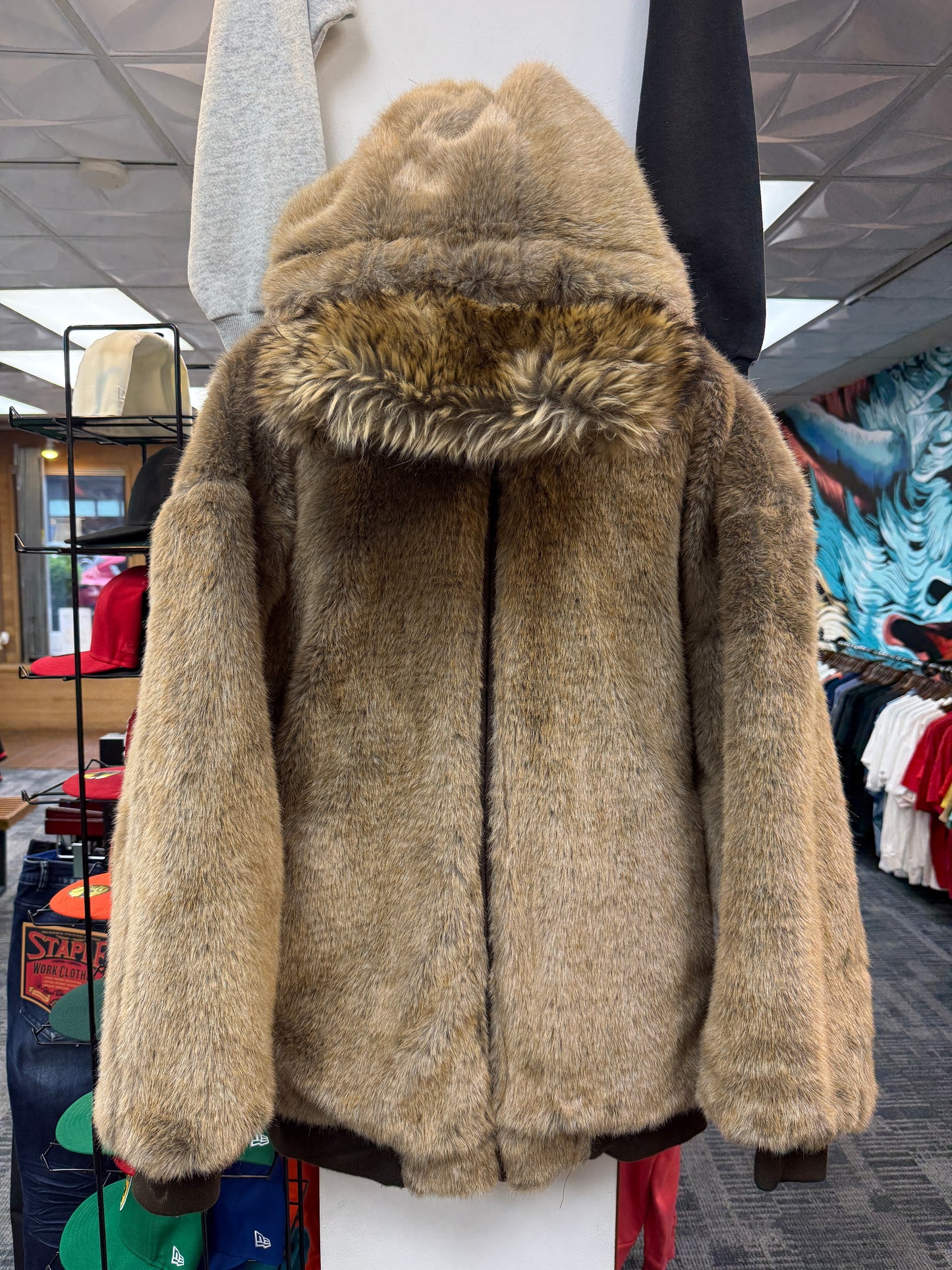 Vintage Akademiks Revesible Fur Jacket