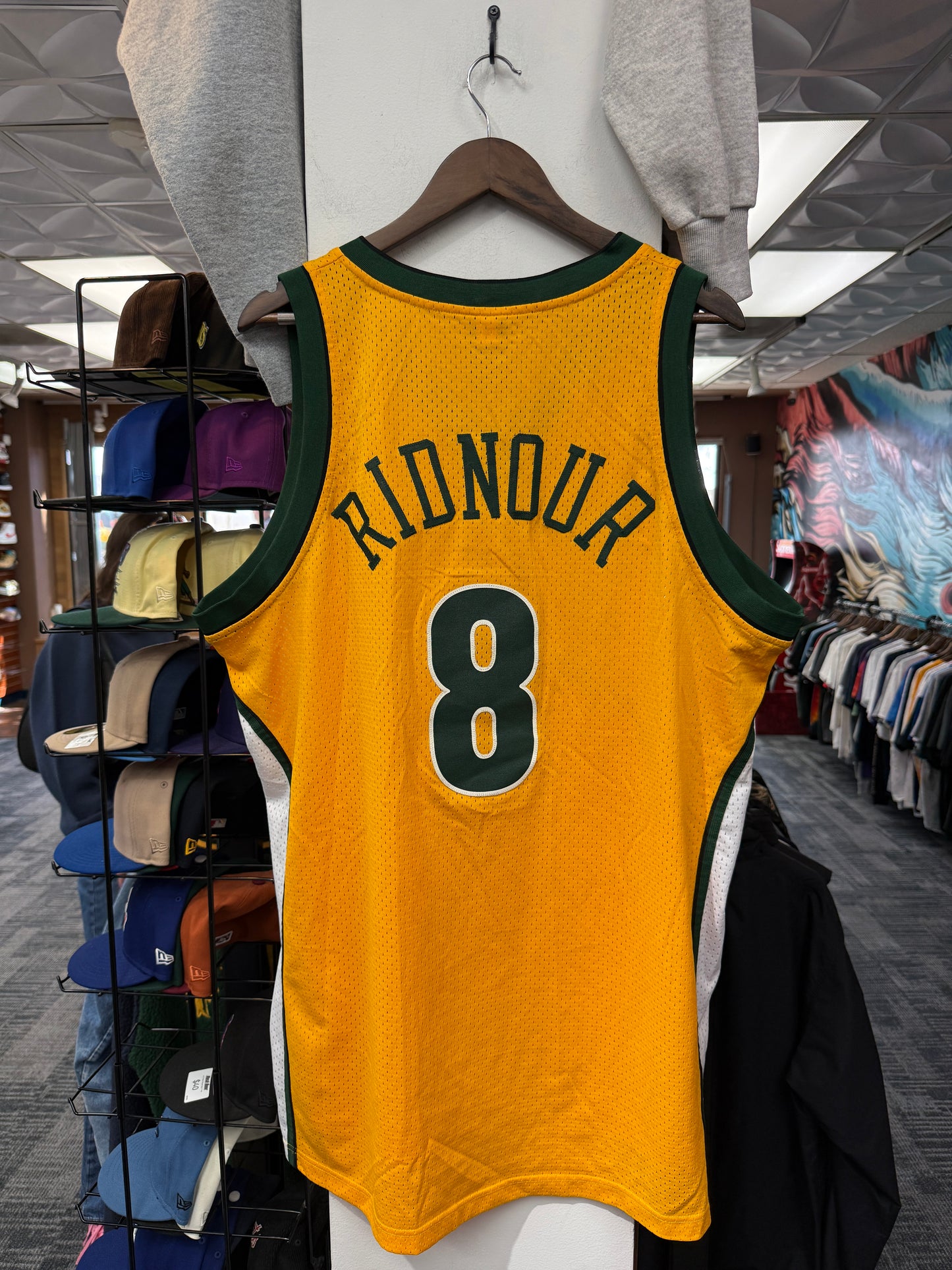 Sonics Reebok Ridnour Jersey