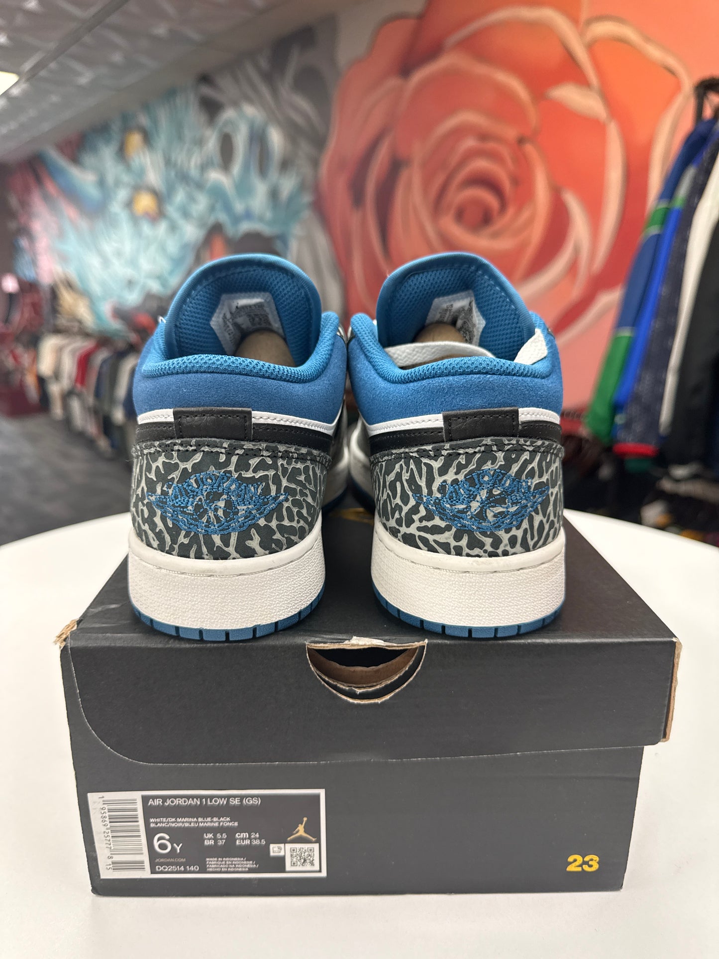 New Jordan 1 Low True Blue (GS)