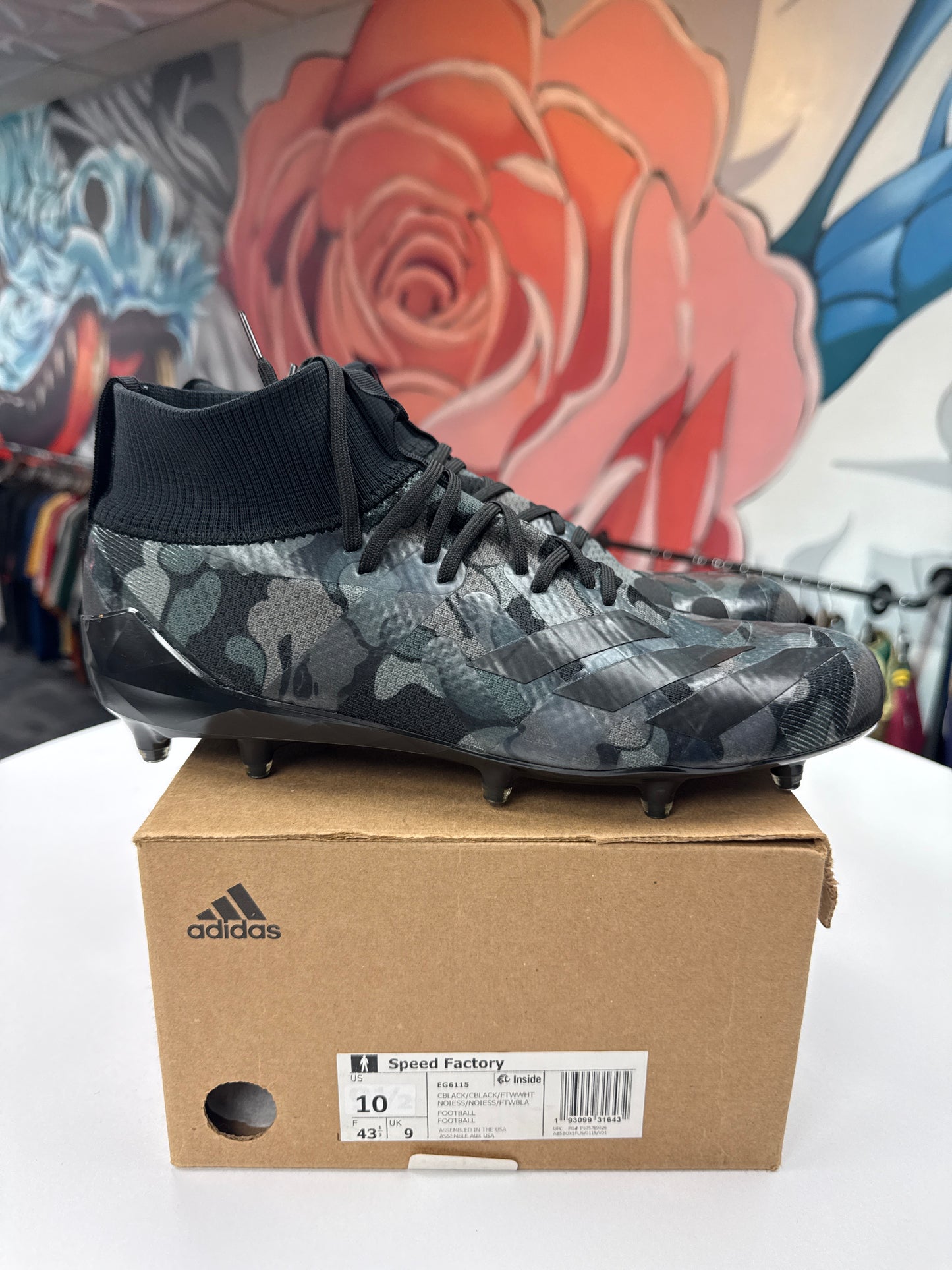Preowned Adidas Bape Adizero Football Cleats