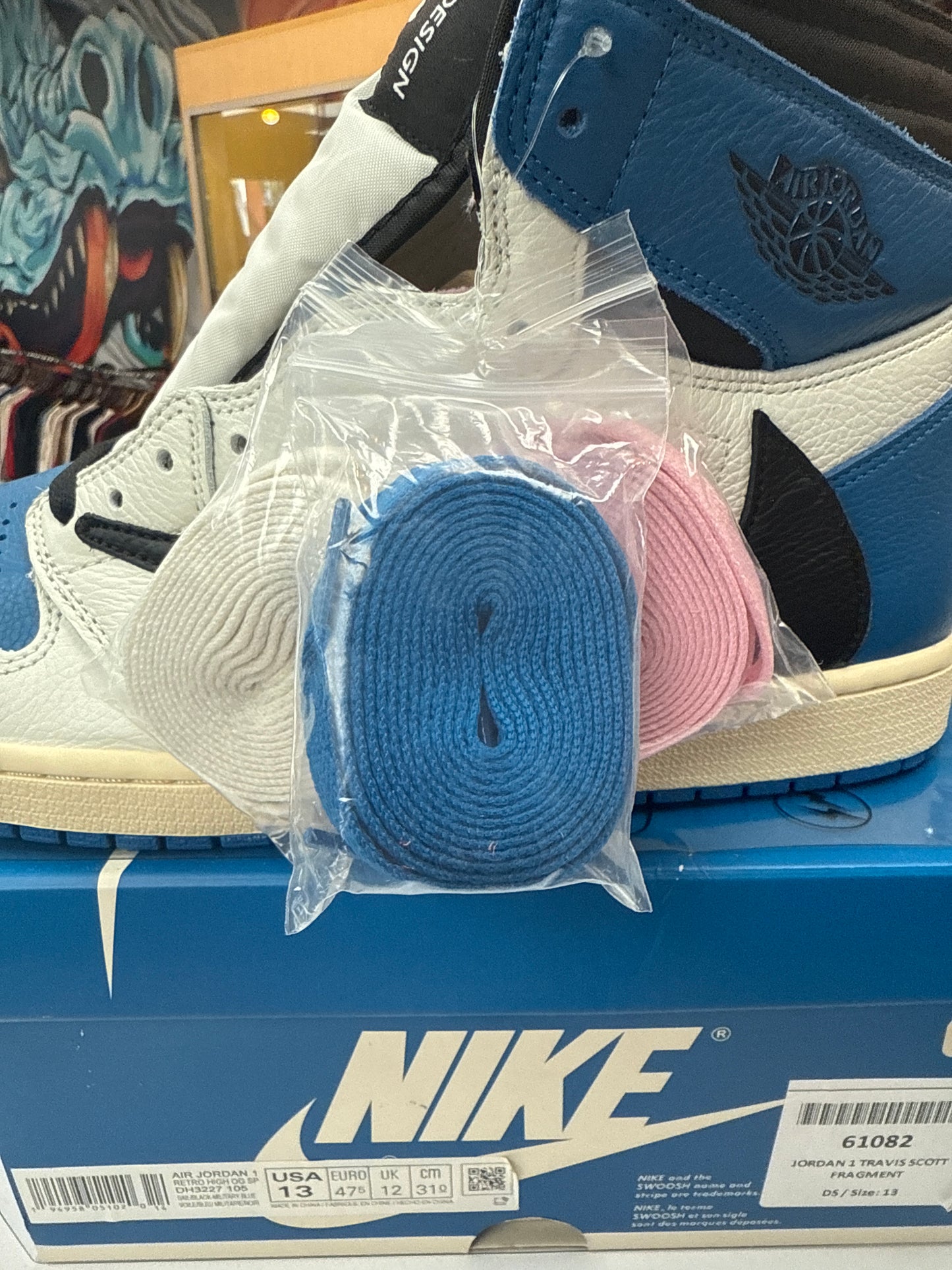 New Travis Scott Fragment Jordan 1 High