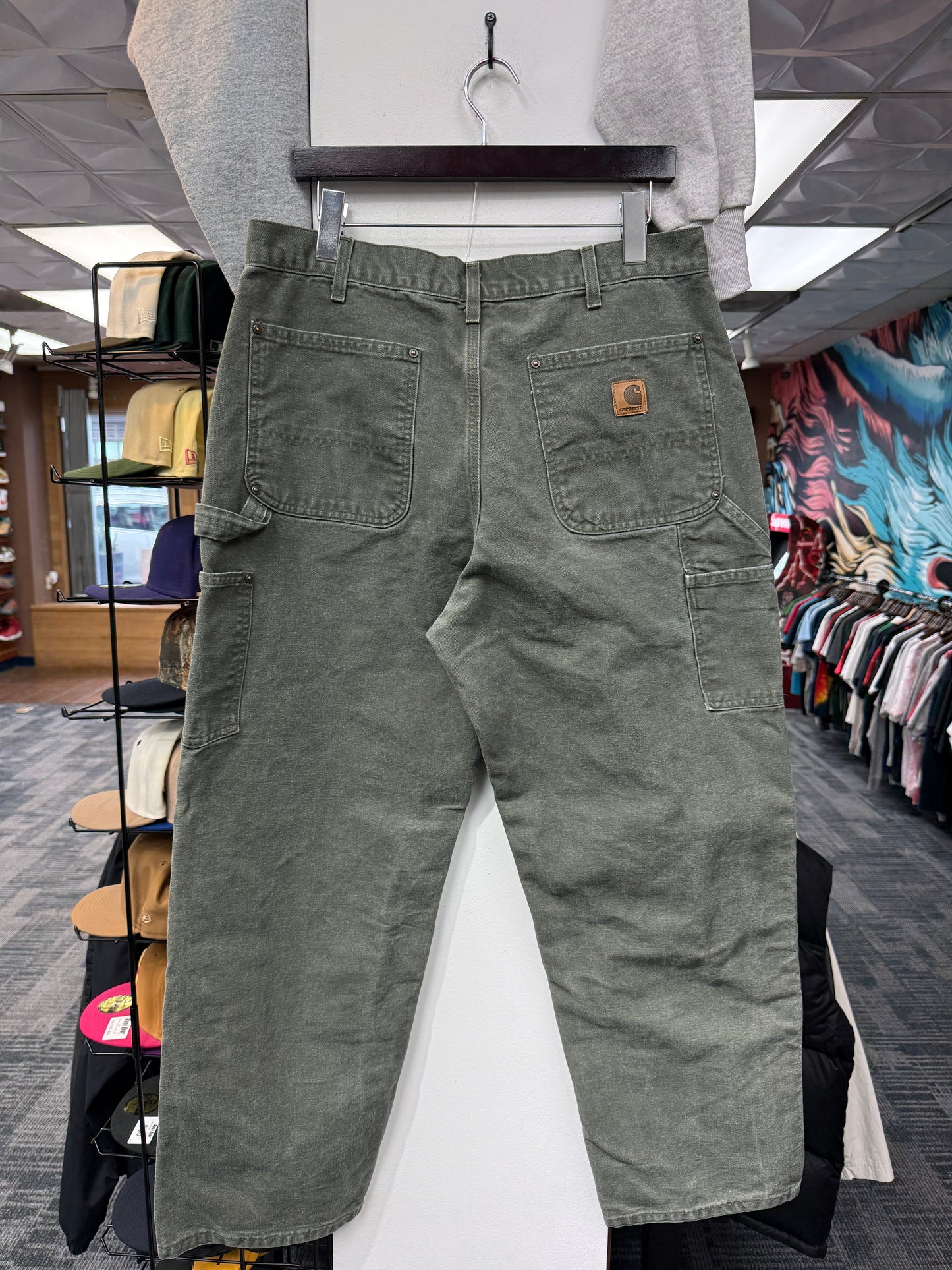 Vintage Carhartt Olive Double Knee Pants