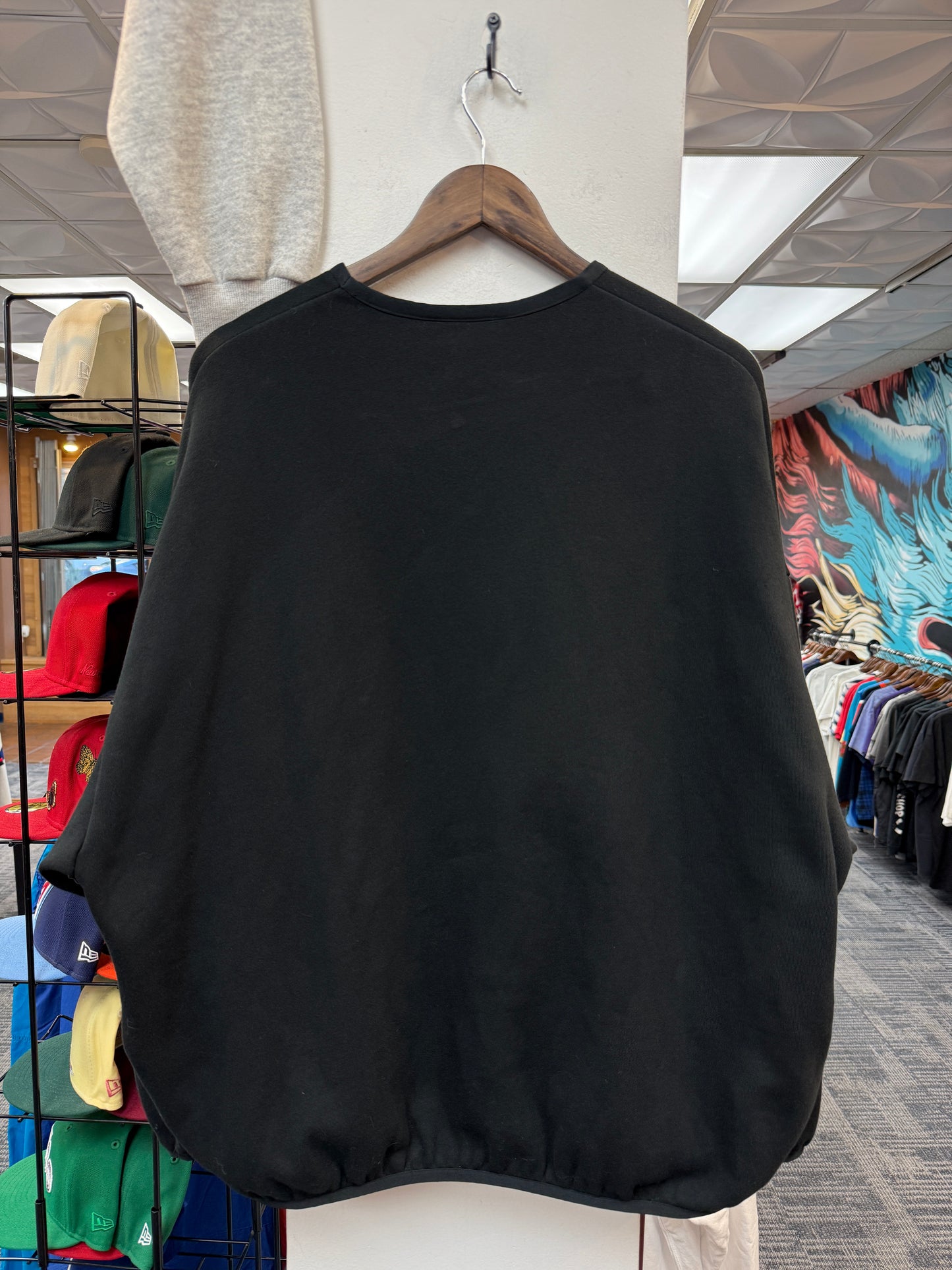 Essentials Black Crewneck