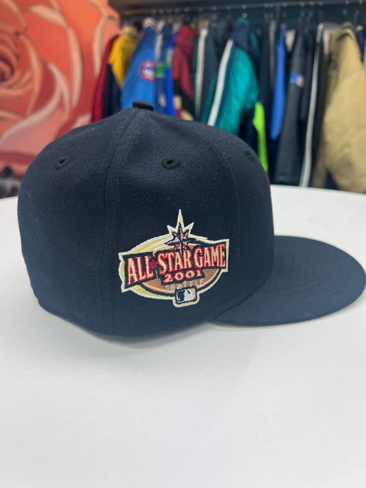 Mariners Navy 2001 All Star Game Fitted